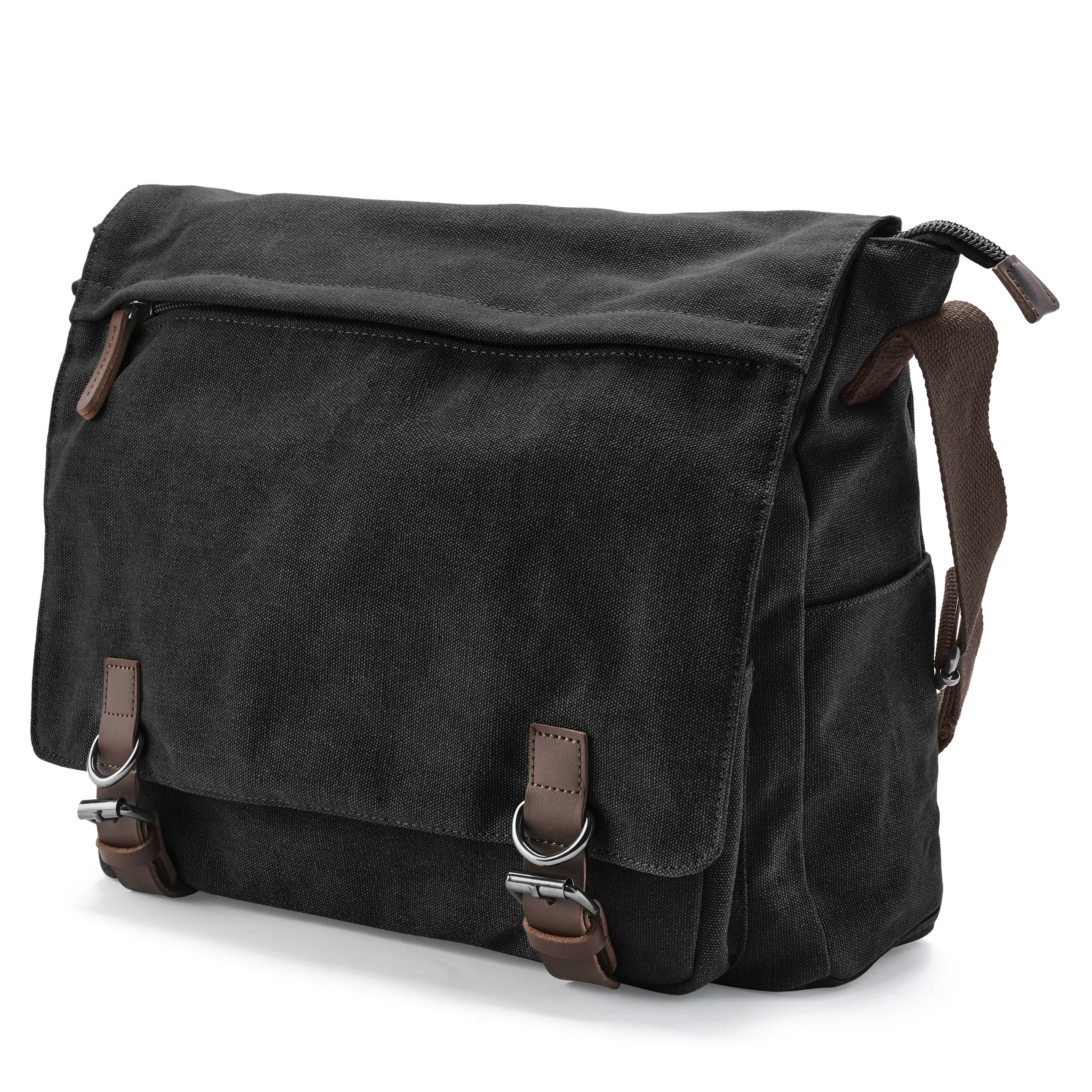 Dark Grey Canvas Satchel Dark Grey Canvas Satchel