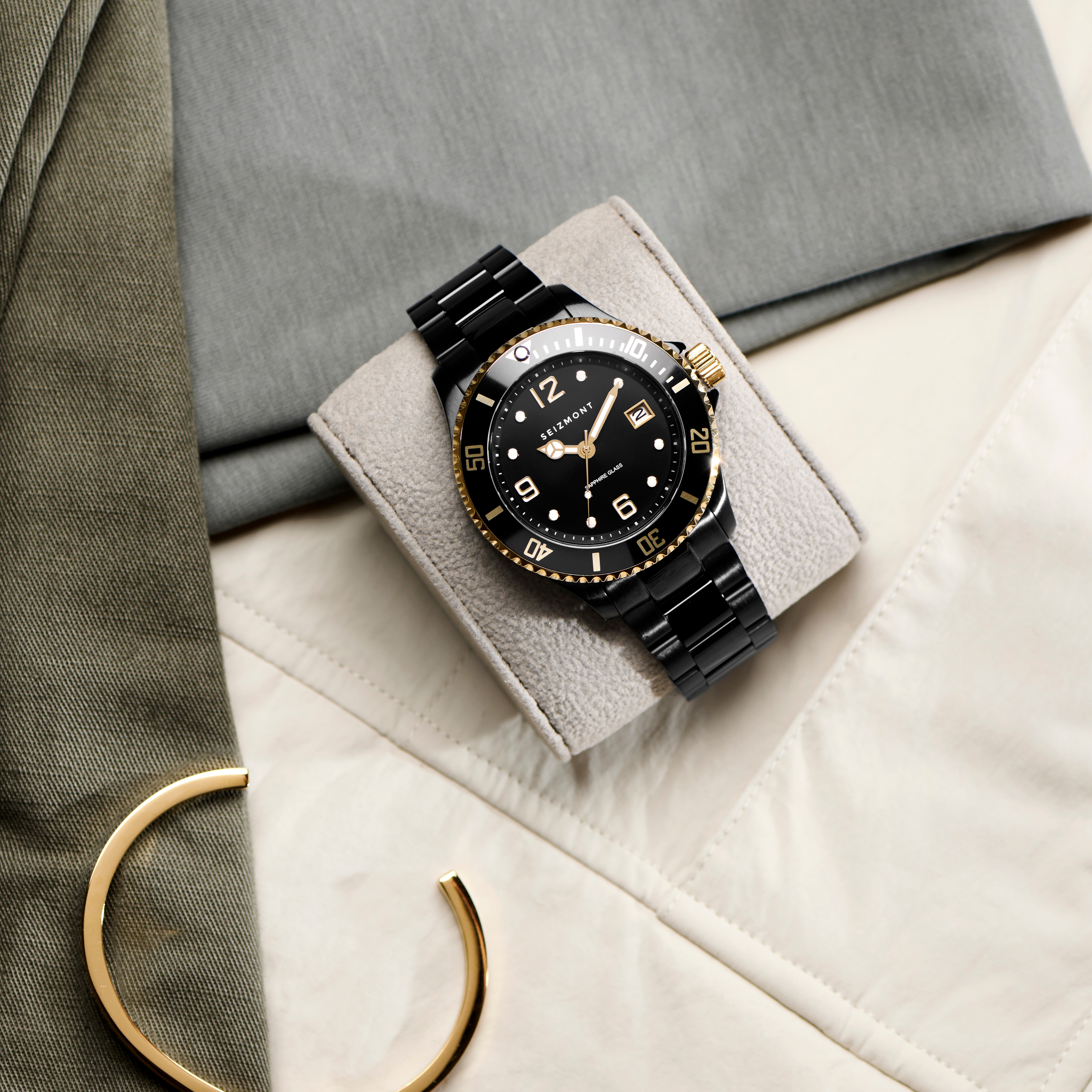 Komplet zlate Drew Tide ure in zapestnice - 2