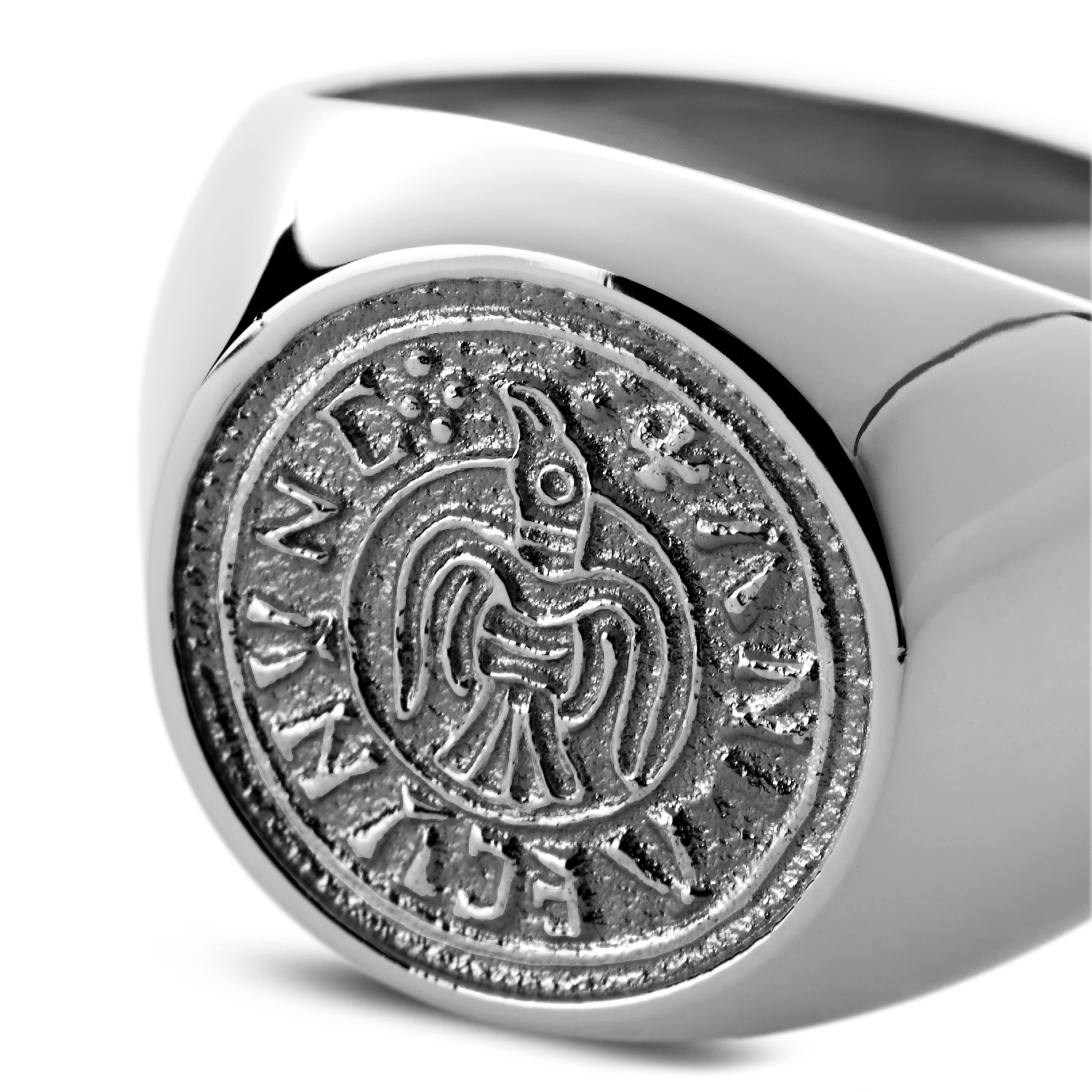 Bague argentée Laif Makt - 2