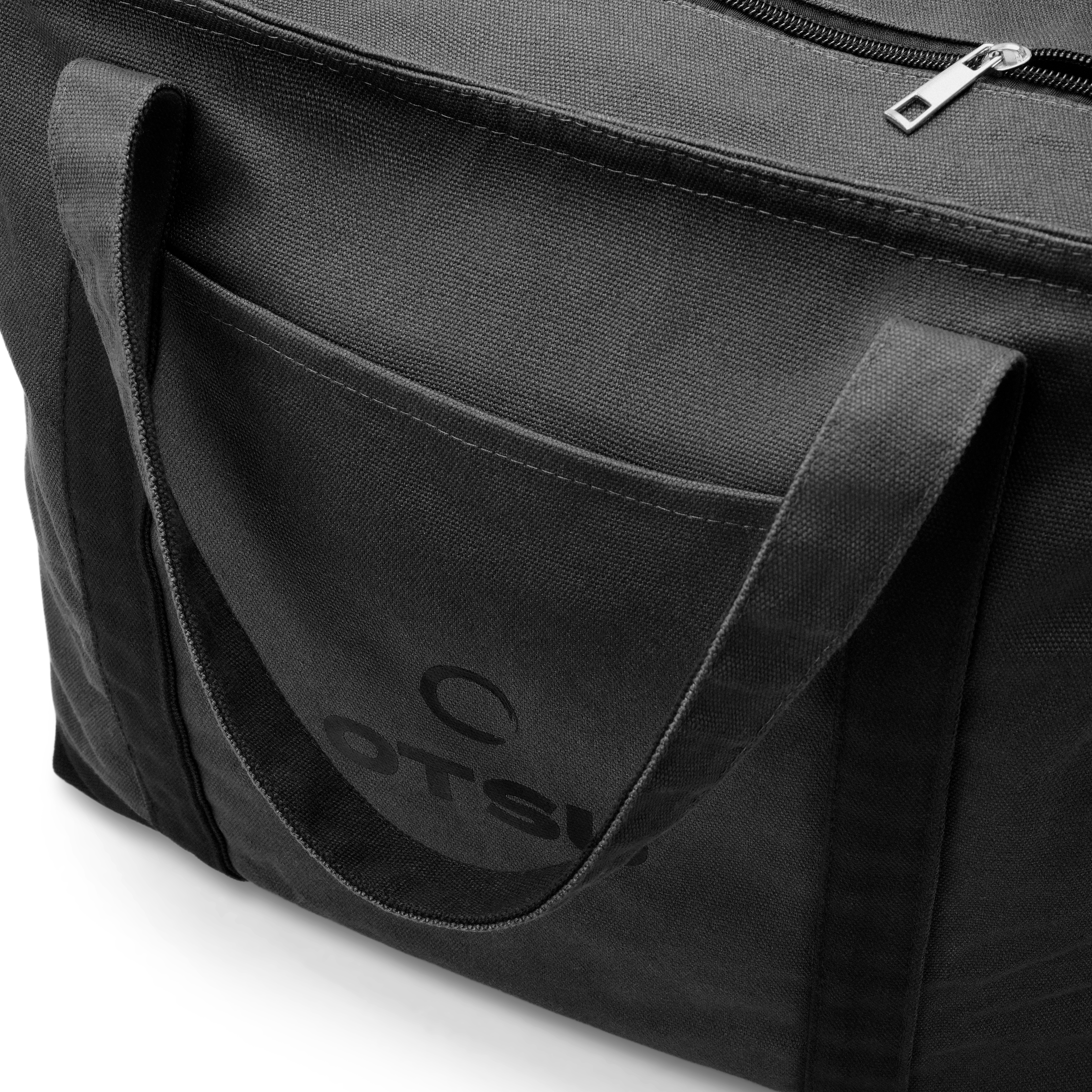 Otsu - Stor mörkgrå tote bag med dragkedja - 5