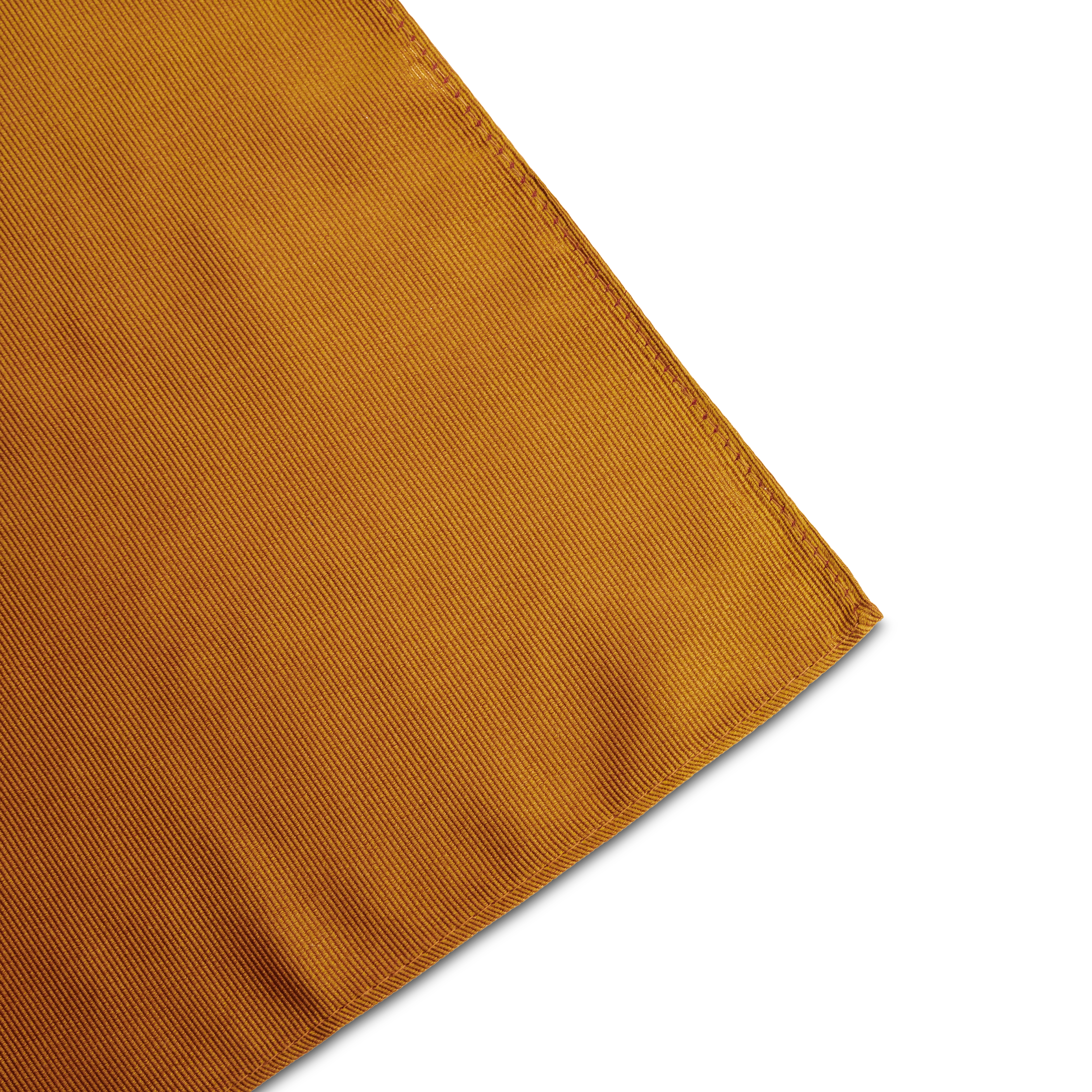 Goldfarbenes Einstecktuch Aus Seidentwill - 5