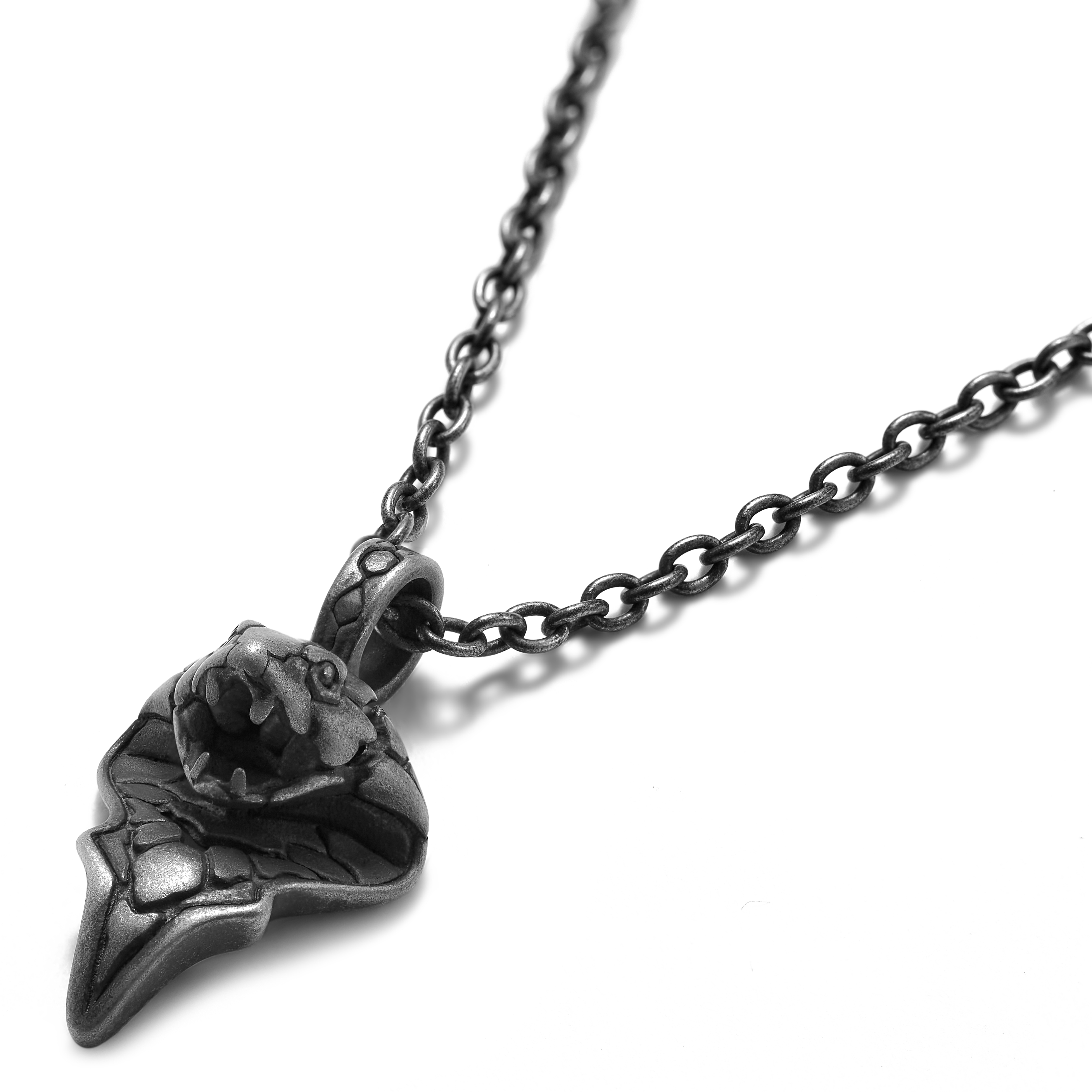 Jax Graue Stahl Kobra Halskette - 2