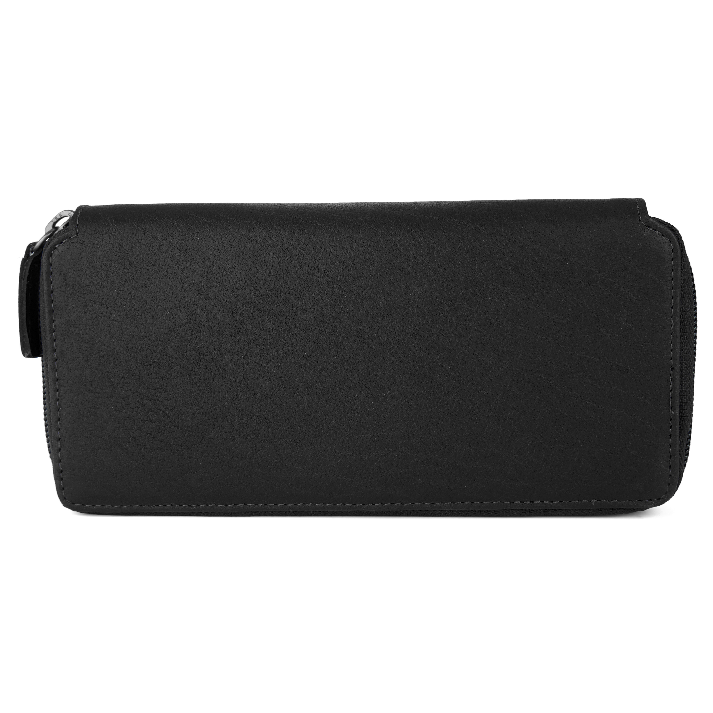 Oxford Classic Large Black Leather Wallet - 4