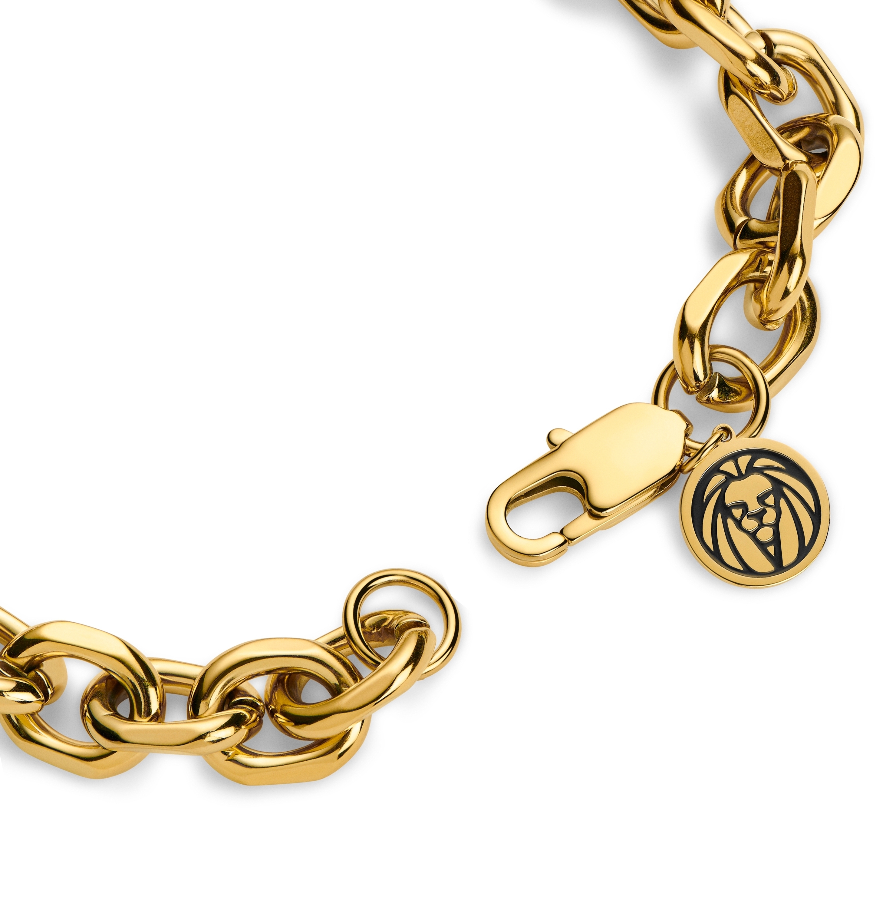 Essentials | 12 mm Gold-Tone Cable Chain Necklace - 4