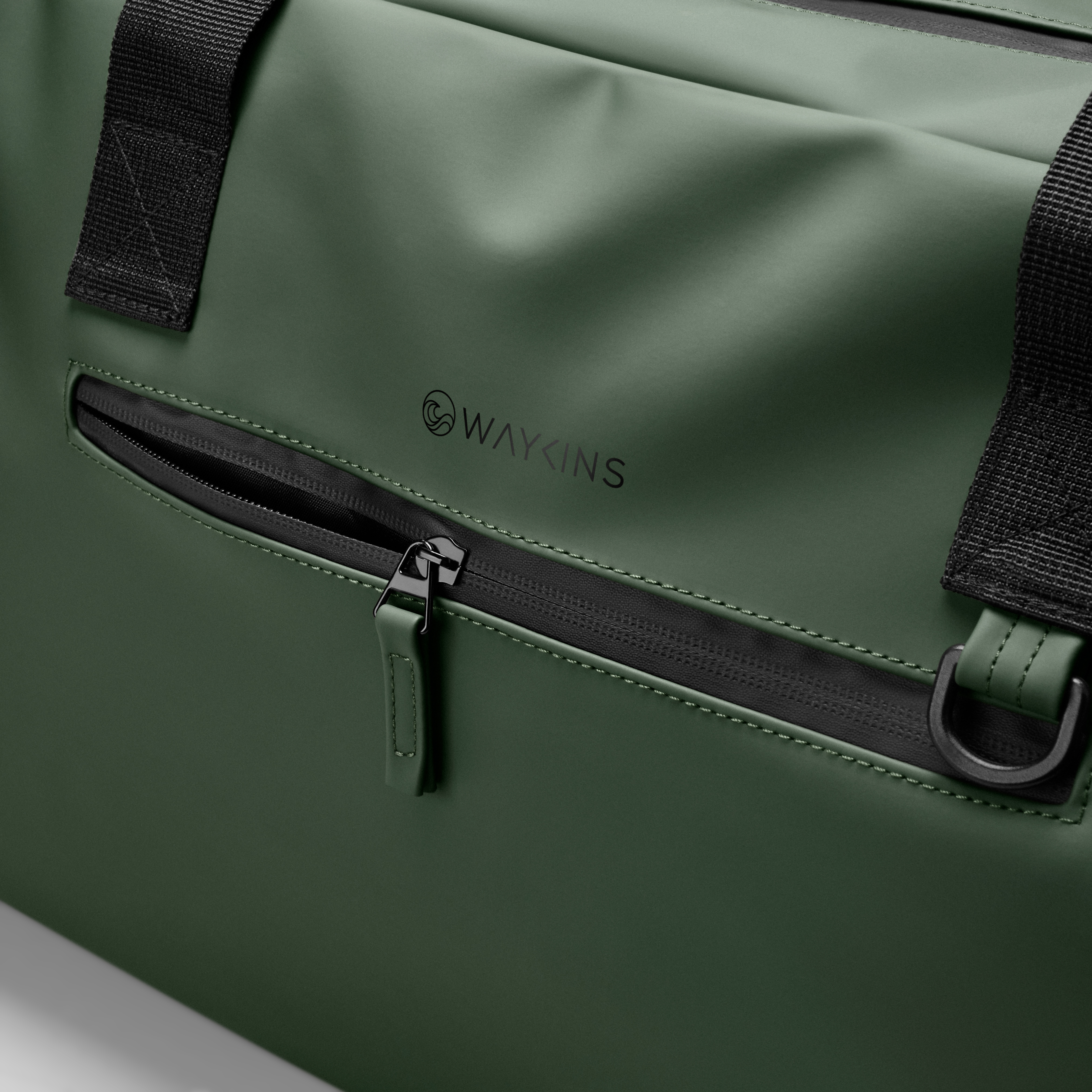 Horizon | Bolsa de viaje de PU resistente al agua verde militar - 6