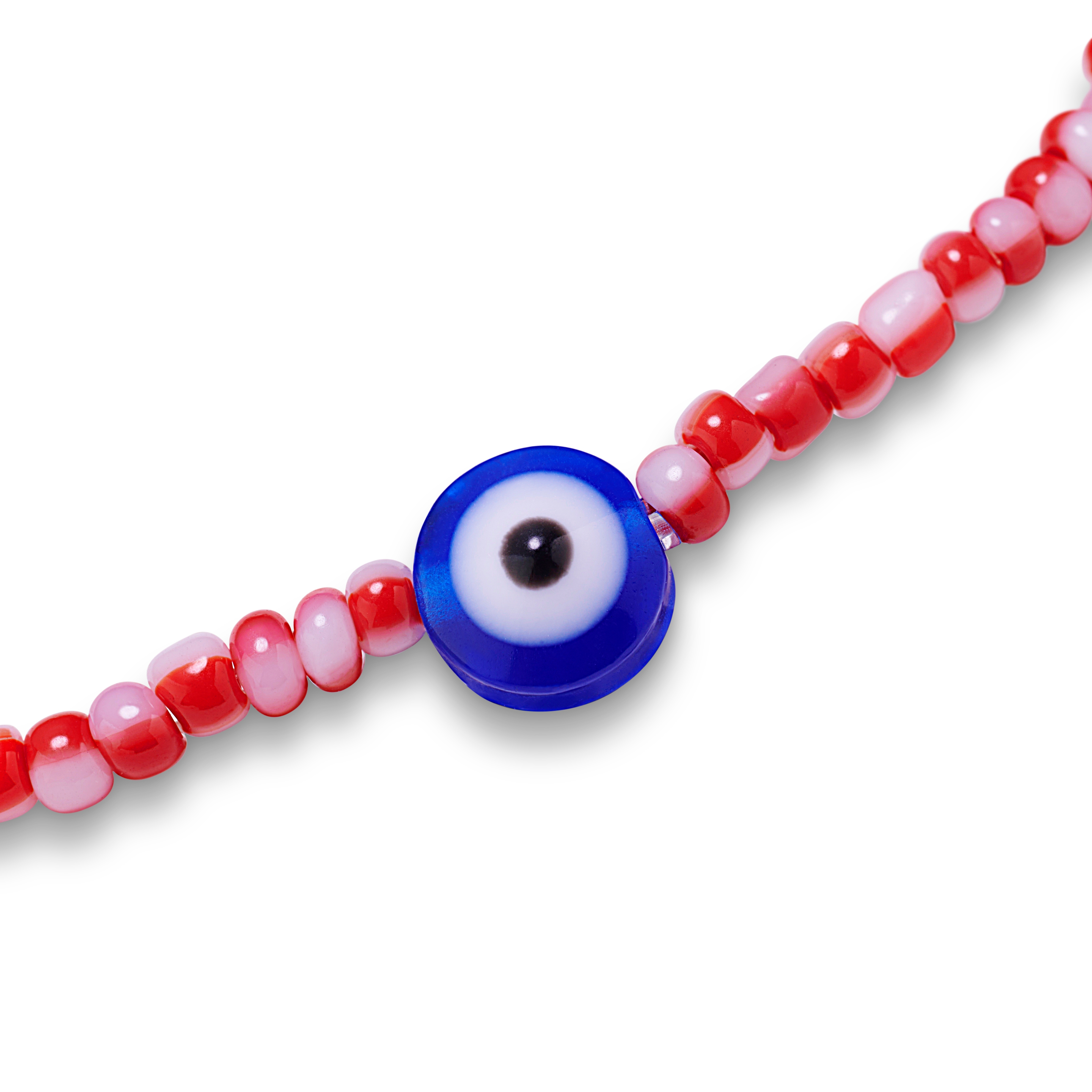 Amalfi | Red Evil Eye Beaded Bracelet - 2