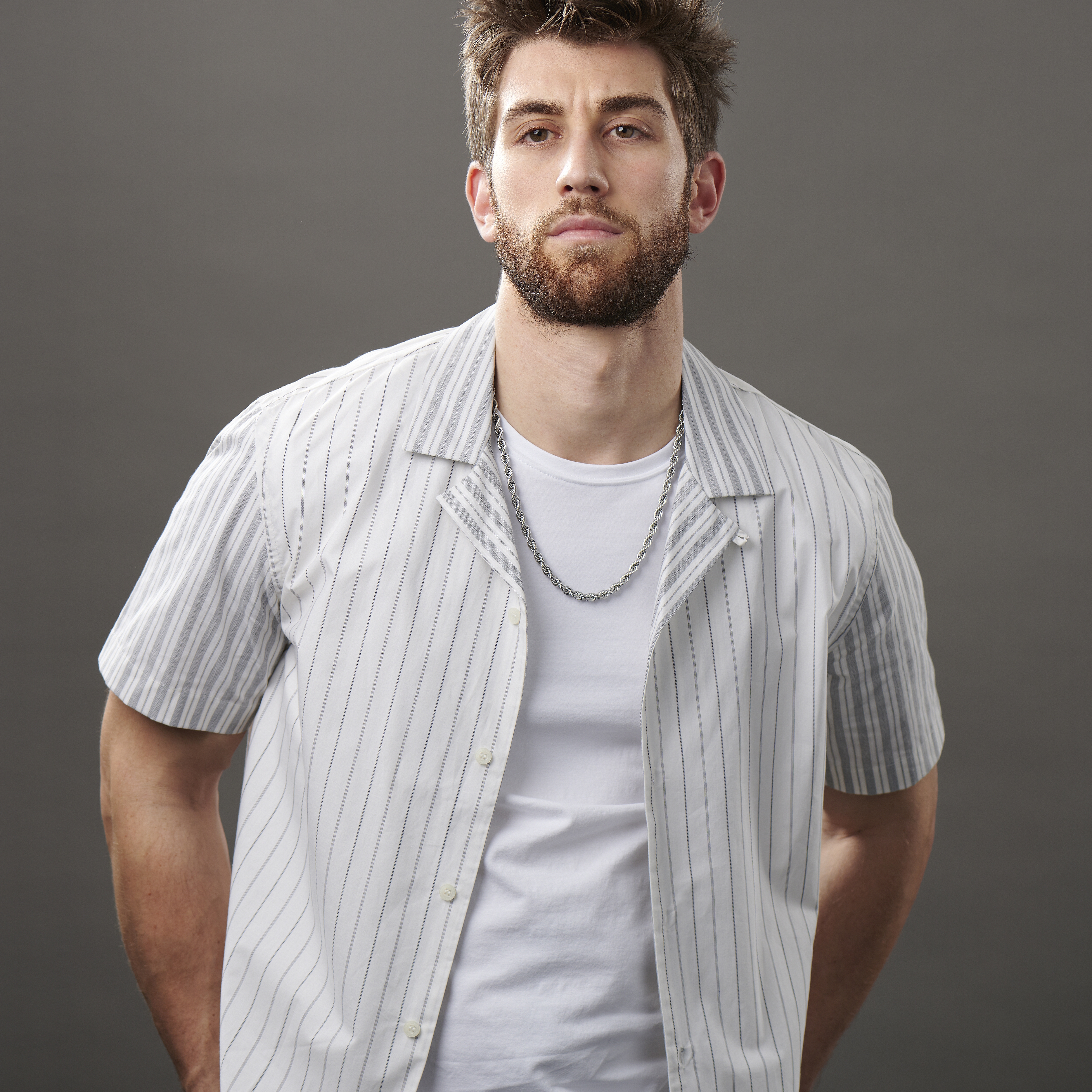 Colar Corda Espessa Prateado  - 4