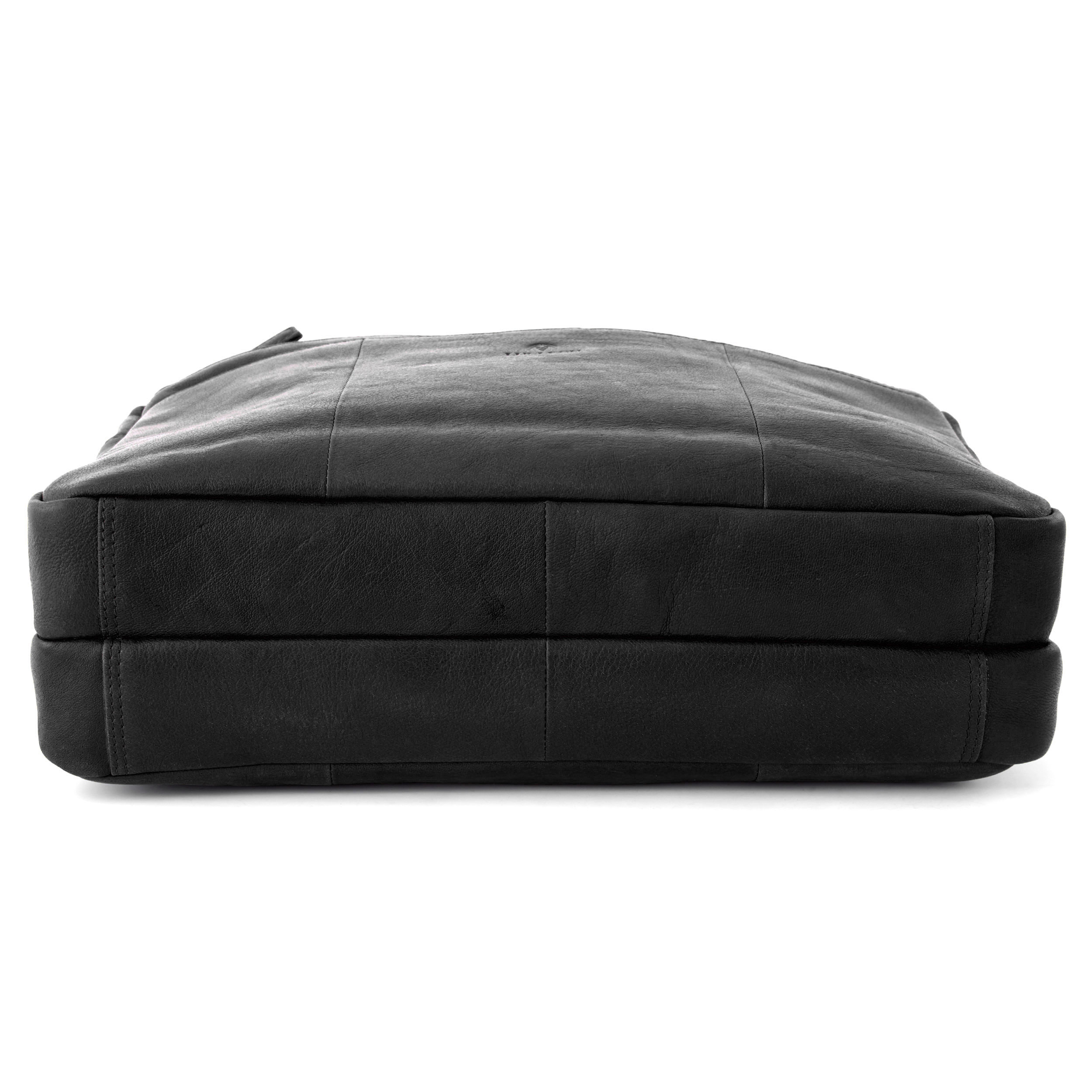 Черна чанта за лаптоп California - 5