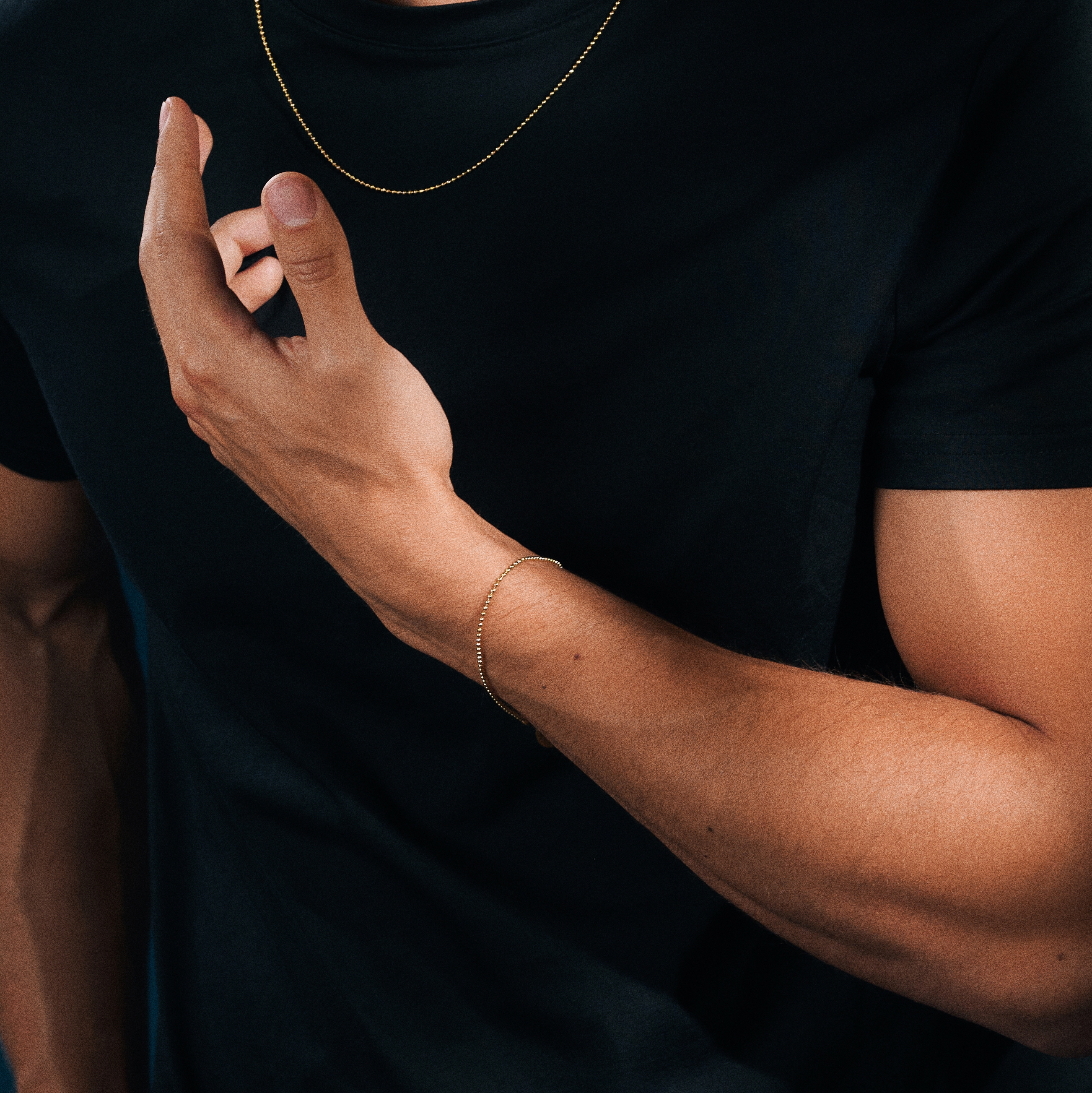 Essentials | 2.5 mm Gold-Tone Ball Chain Bracelet - 2