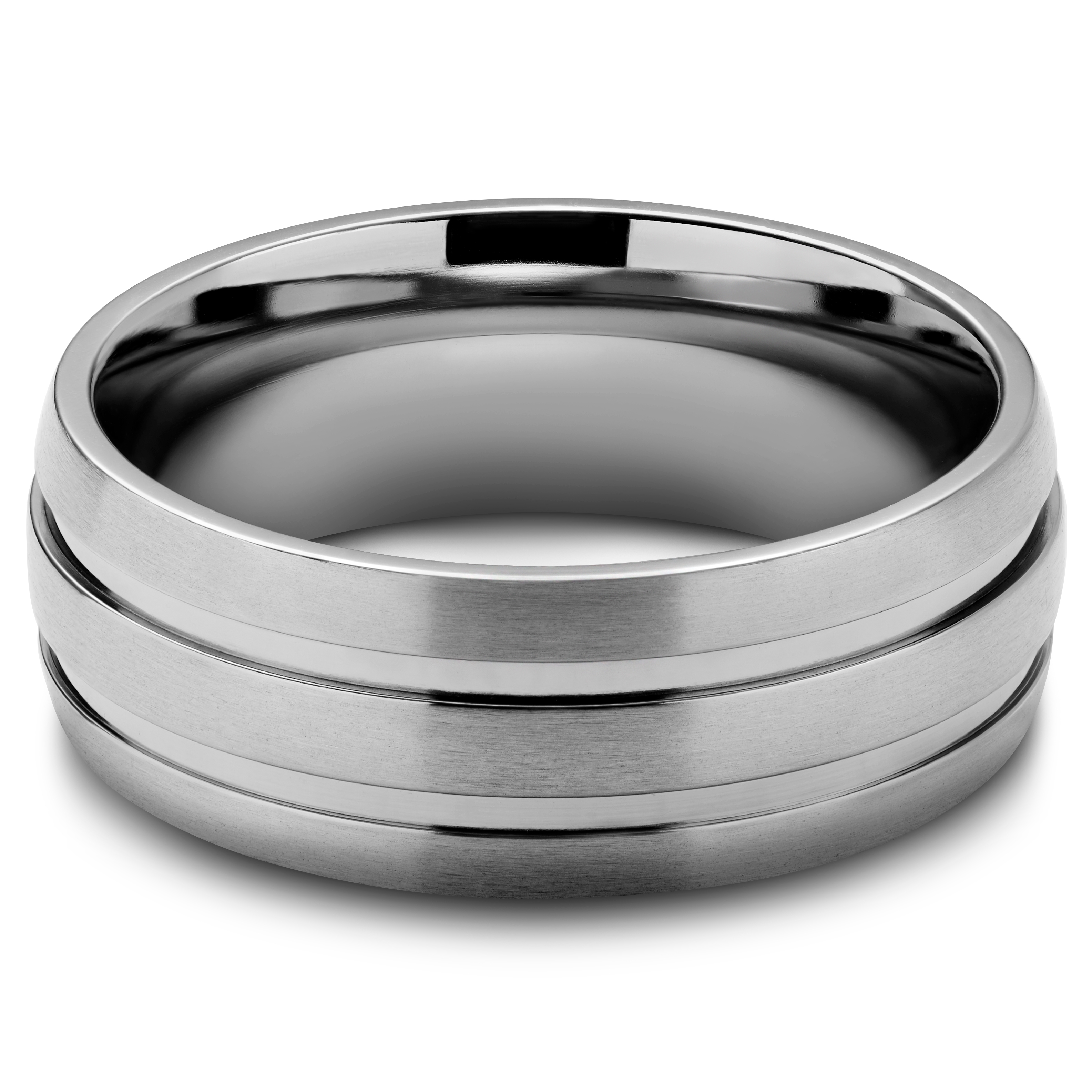 Aesop Reed Silberfarbener Titanring - 7