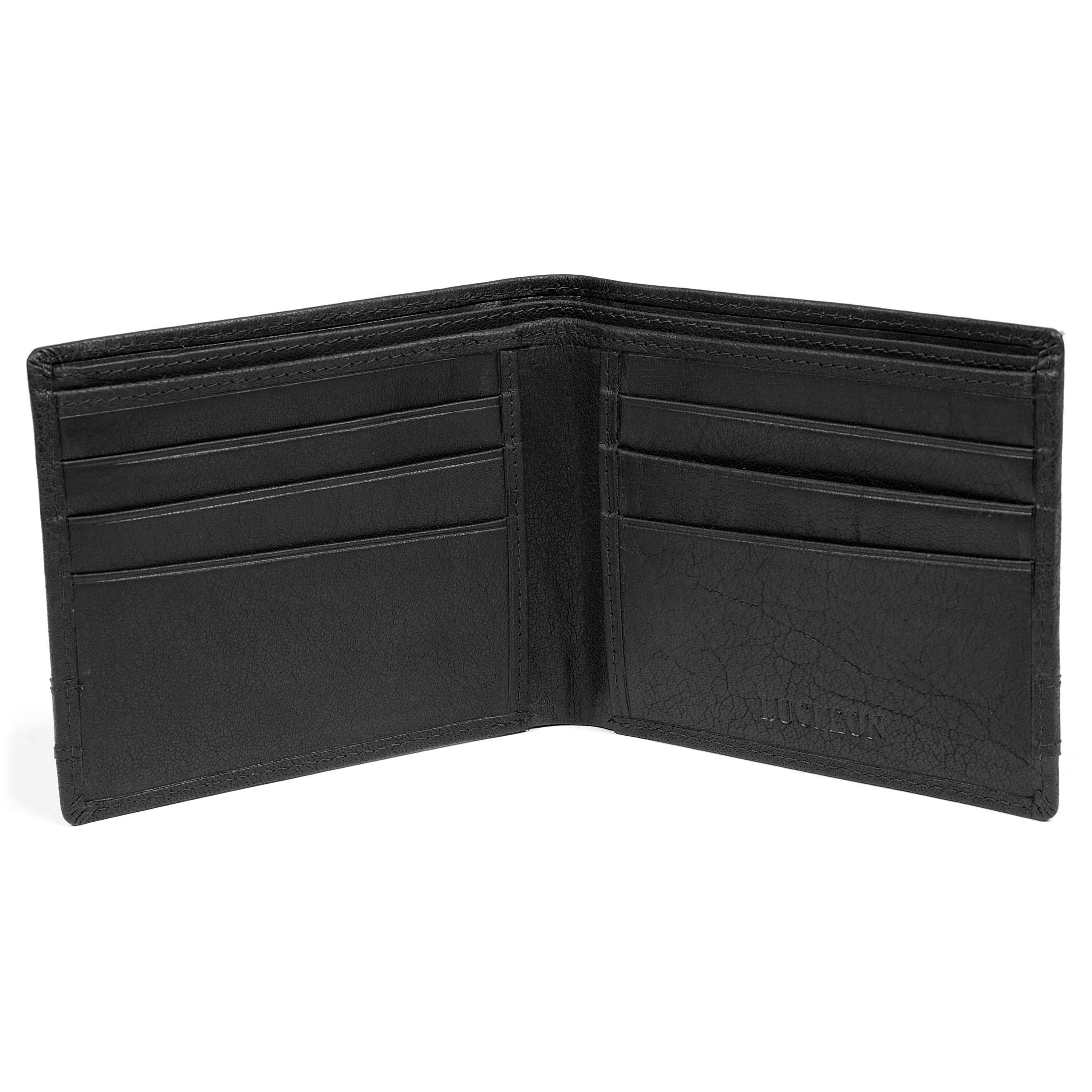 Montreal Luxury Black RFID Leather Wallet - 2