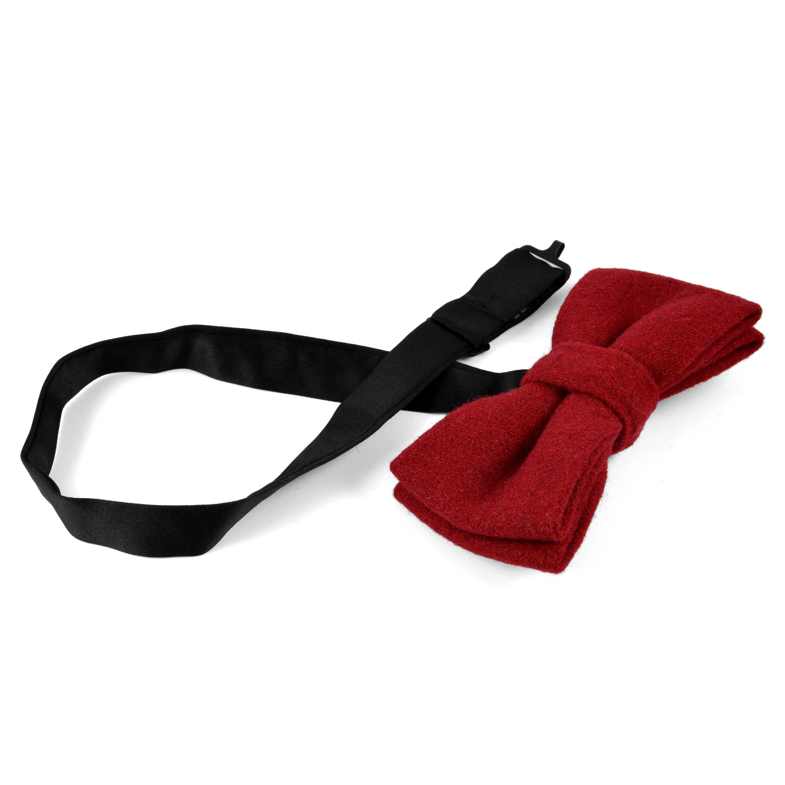 Rød Håndlavet Uld Butterfly - 2