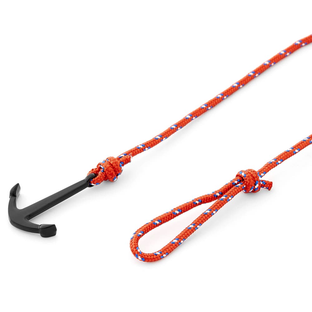 hover: Red & Black Anchor Bracelet hover: Red & Black Anchor Bracelet