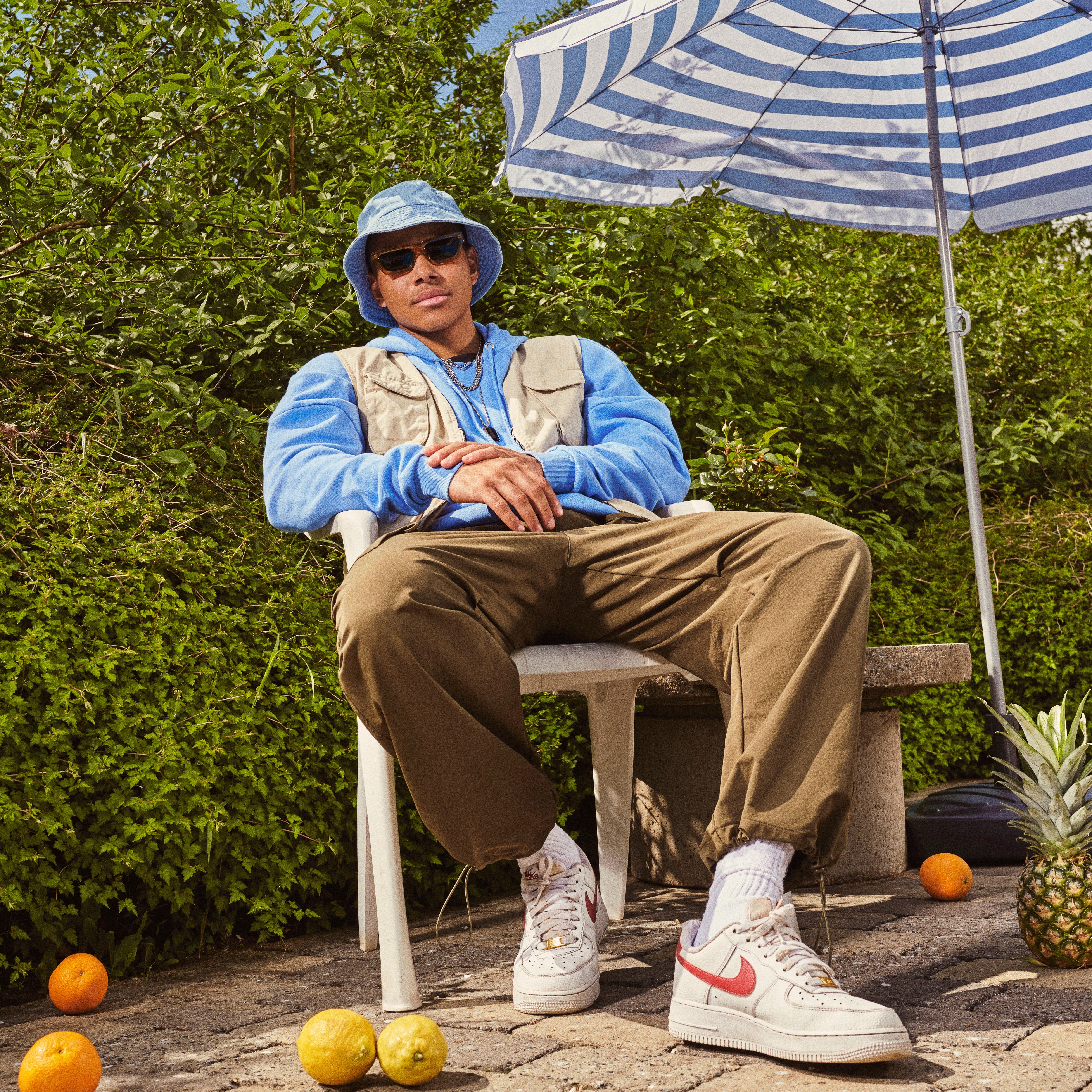 Lacuna | Light Wash Denim Bucket Hat - 5