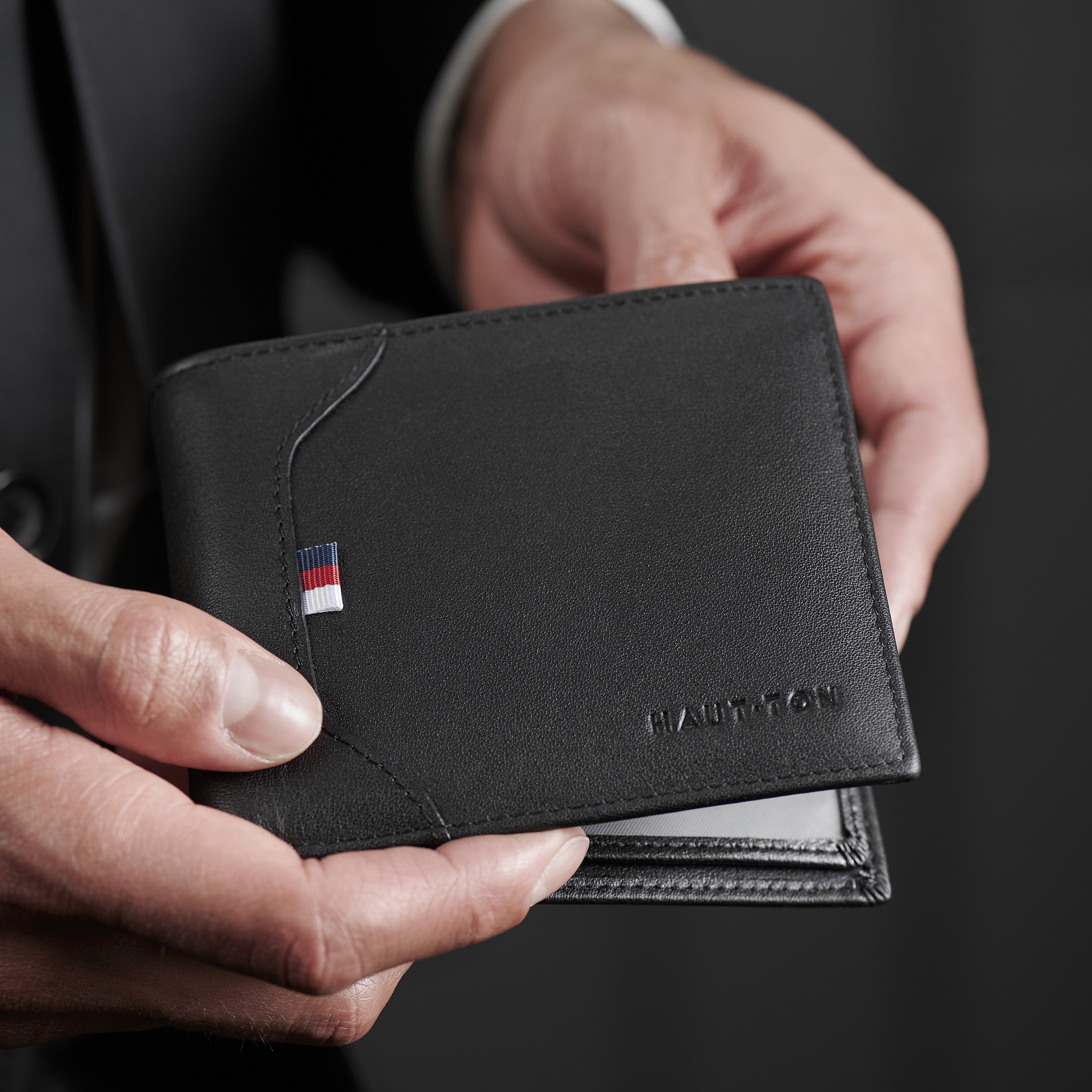 Large Classic Black Wallet - 5