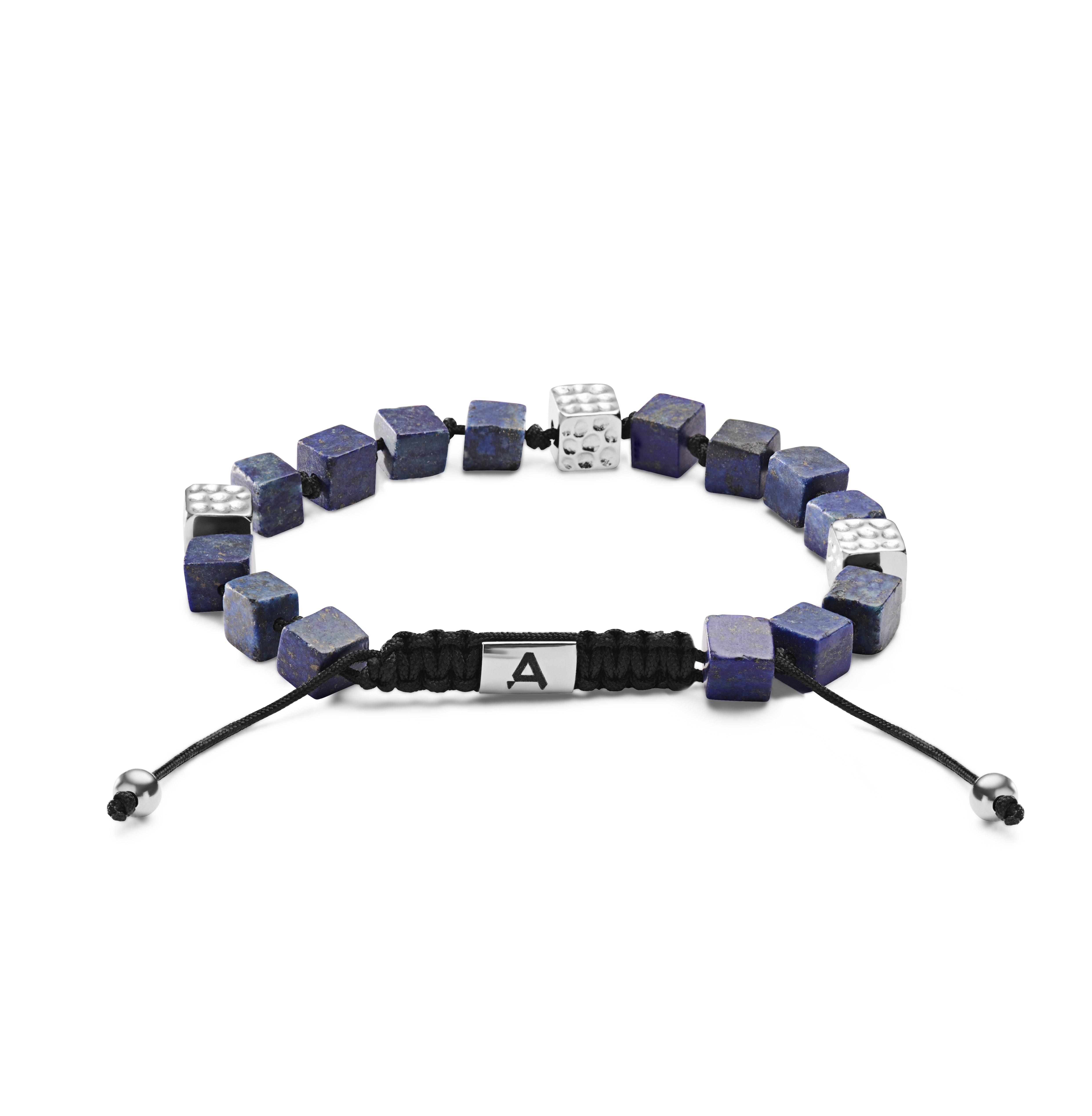Orphic | Lapis Lazuli & Silver-Tone Stainless Steel Bracelet - 6