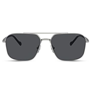 Vierkante zwarte en metalen zonnebril | Vogue 0VO4289S Vierkante zwarte en metalen zonnebril | Vogue 0VO4289S