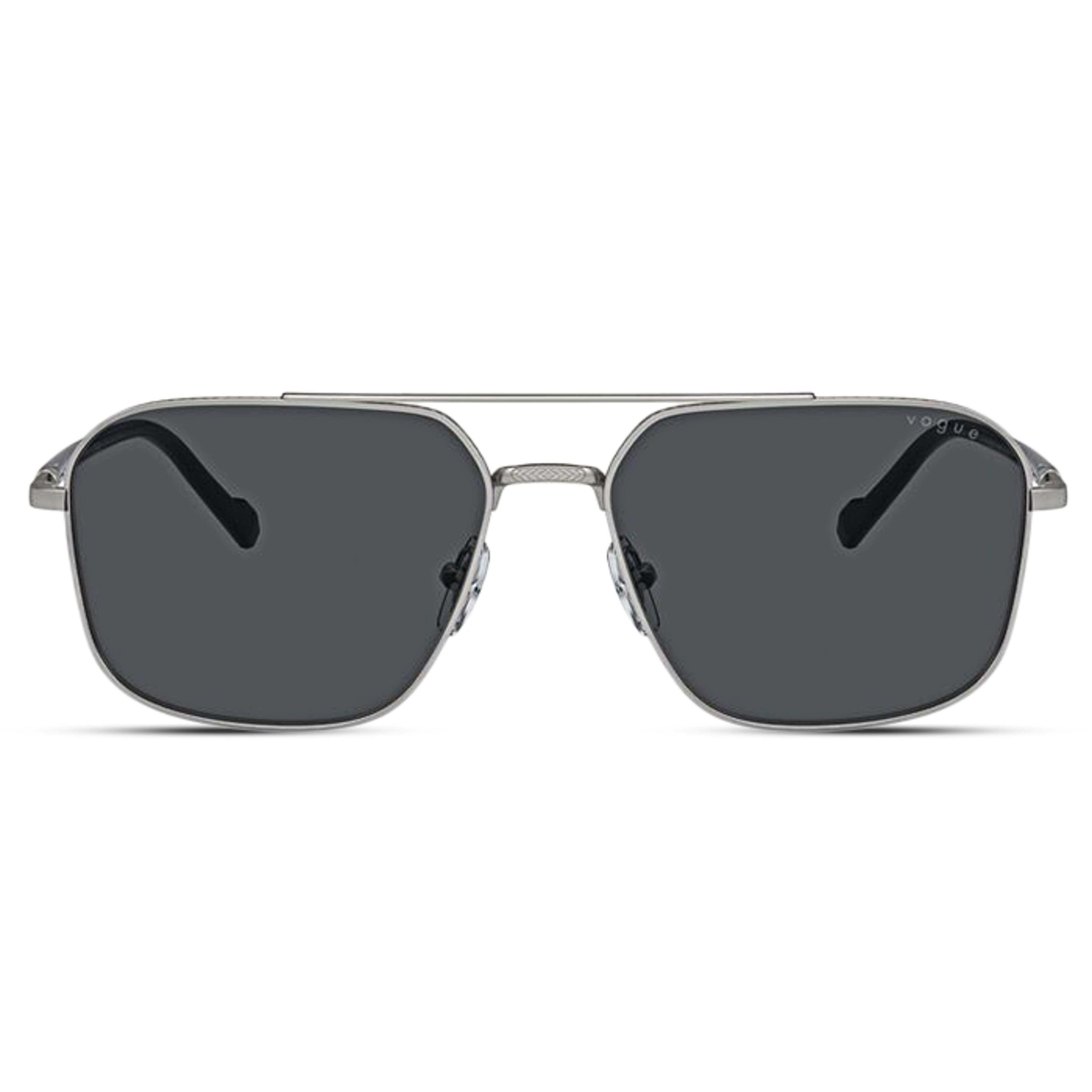 Square Metal & Black Sunglasses | Vogue 0VO4289S Square Metal & Black Sunglasses | Vogue 0VO4289S