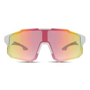 Momentum | Rot & weiß Sport Sonnenbrille mit umschließendem Rahmen Momentum | Rot & weiß Sport Sonnenbrille mit umschließendem Rahmen