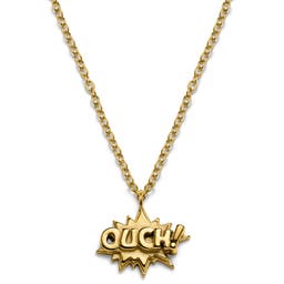 Jaygee | Gold-tone Ouch Necklace