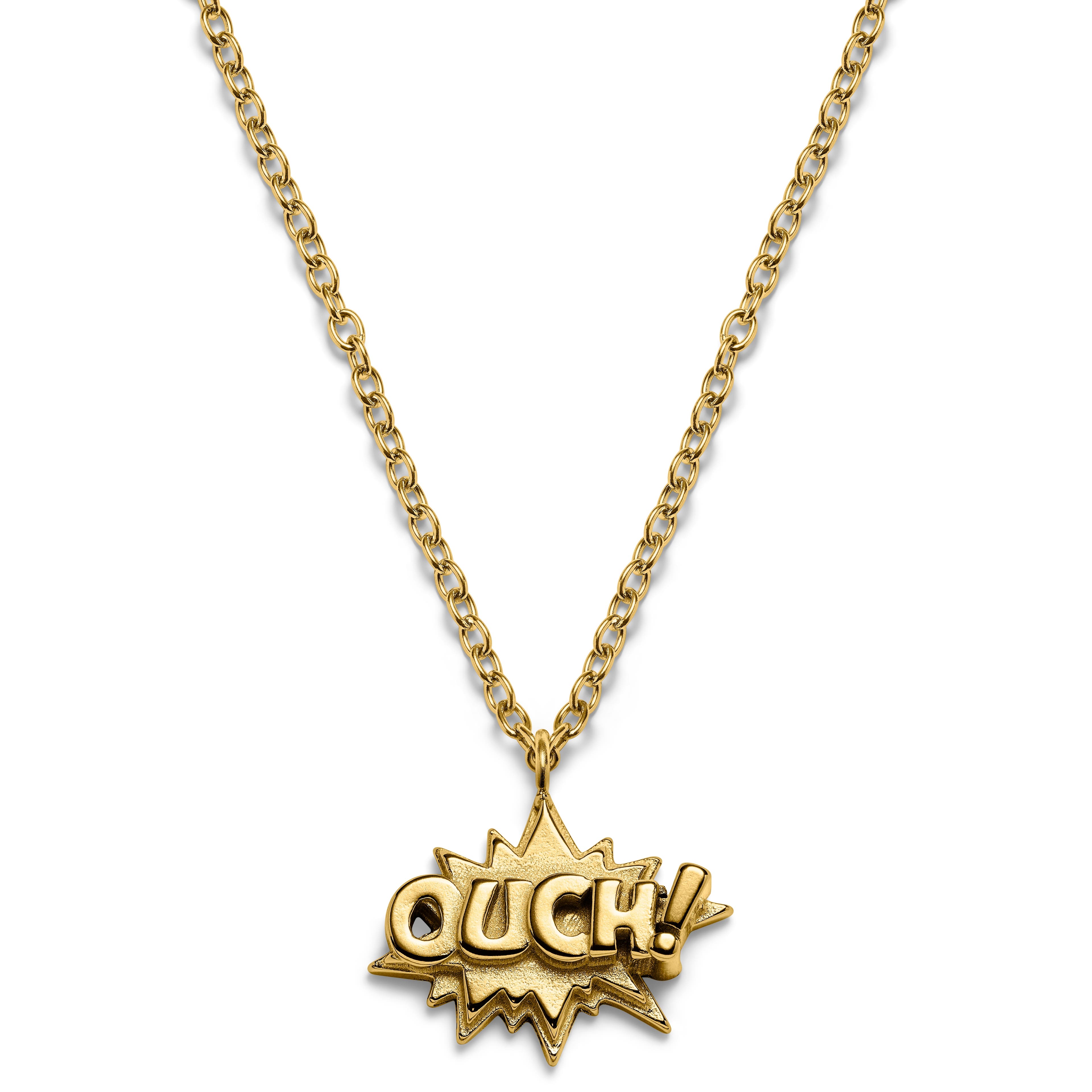 Jaygee | Gold-tone Ouch Necklace