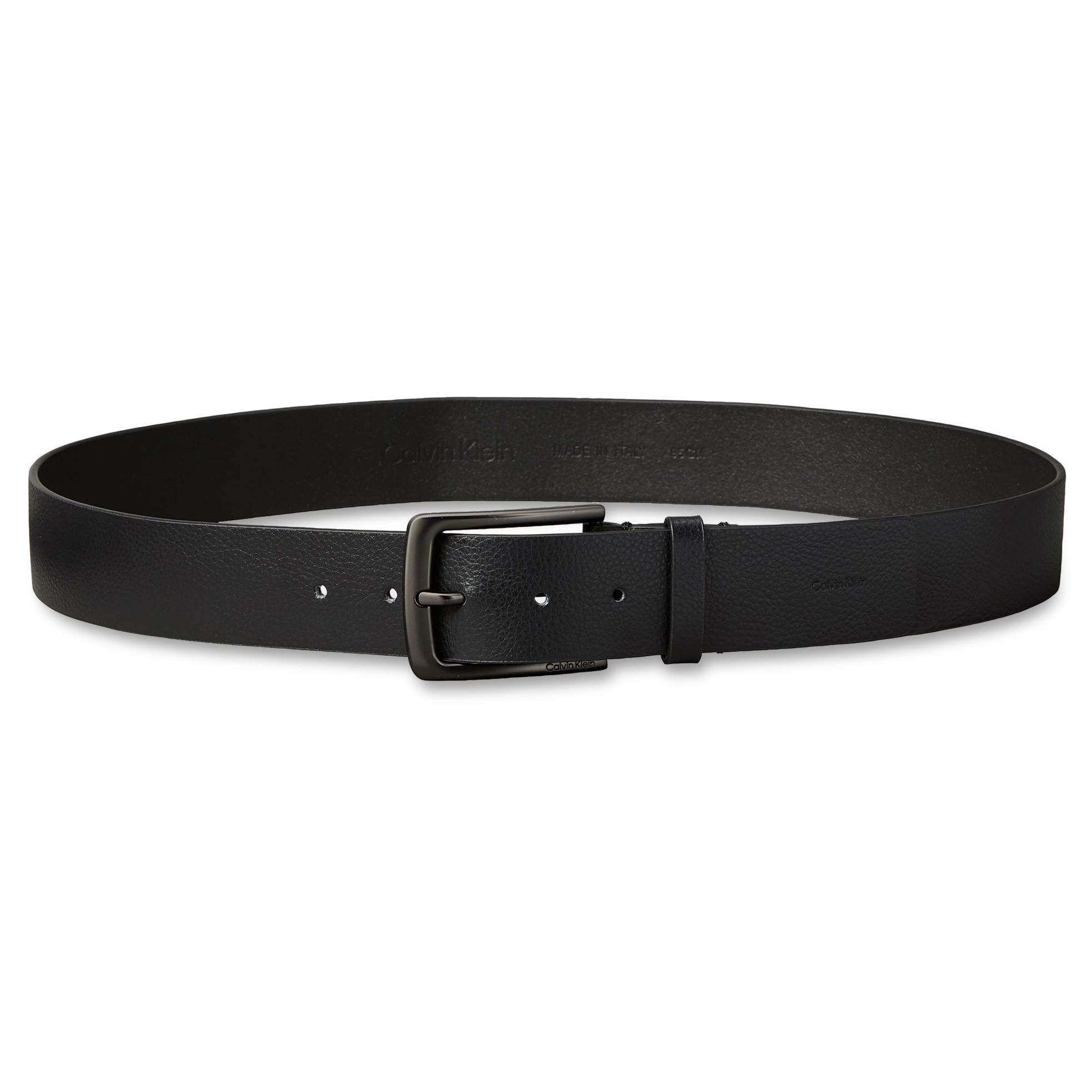 Calvin Klein | Cinturón de cuero monocromático en negro - 3