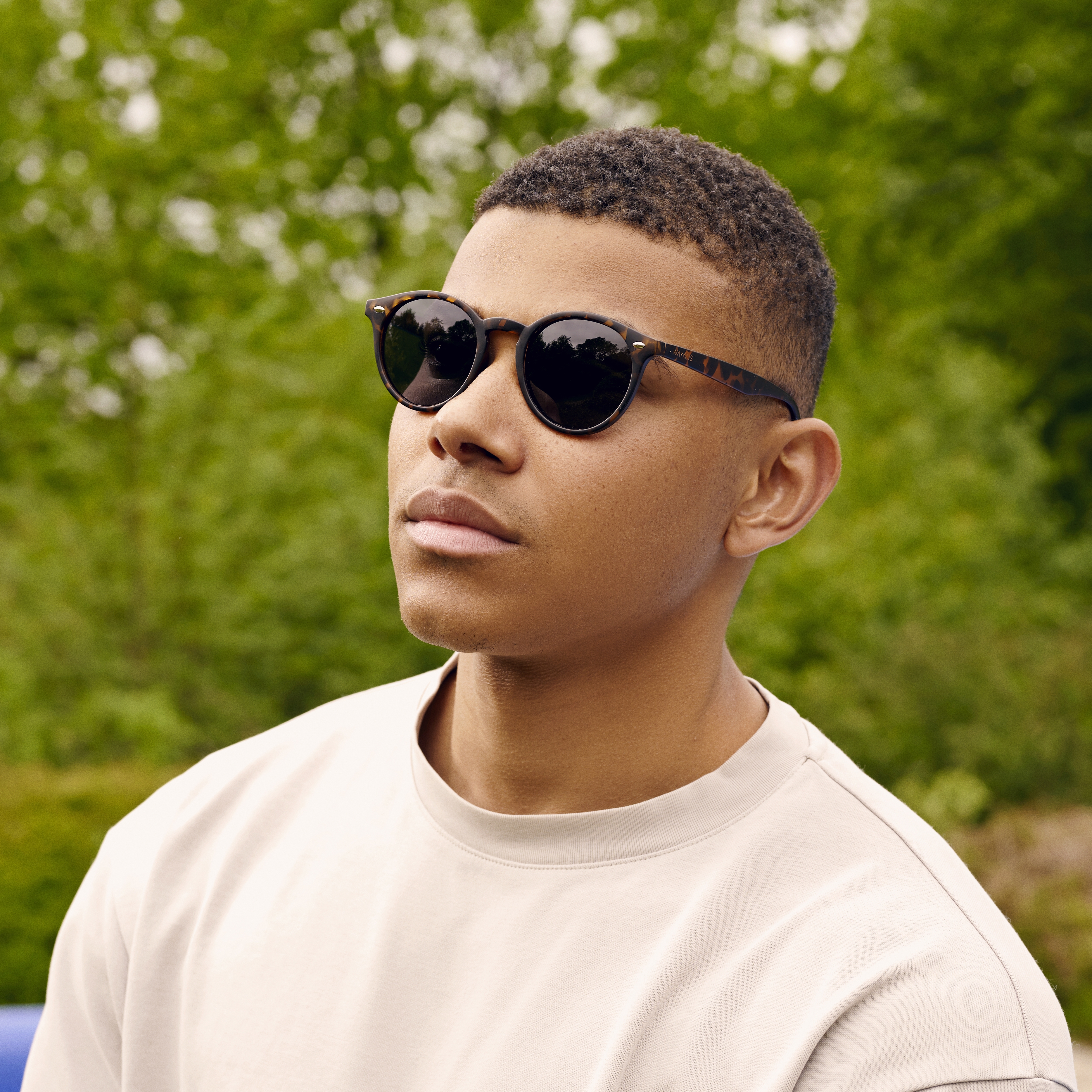 Occhiali da sole Wally Wade con lenti marroni - 3