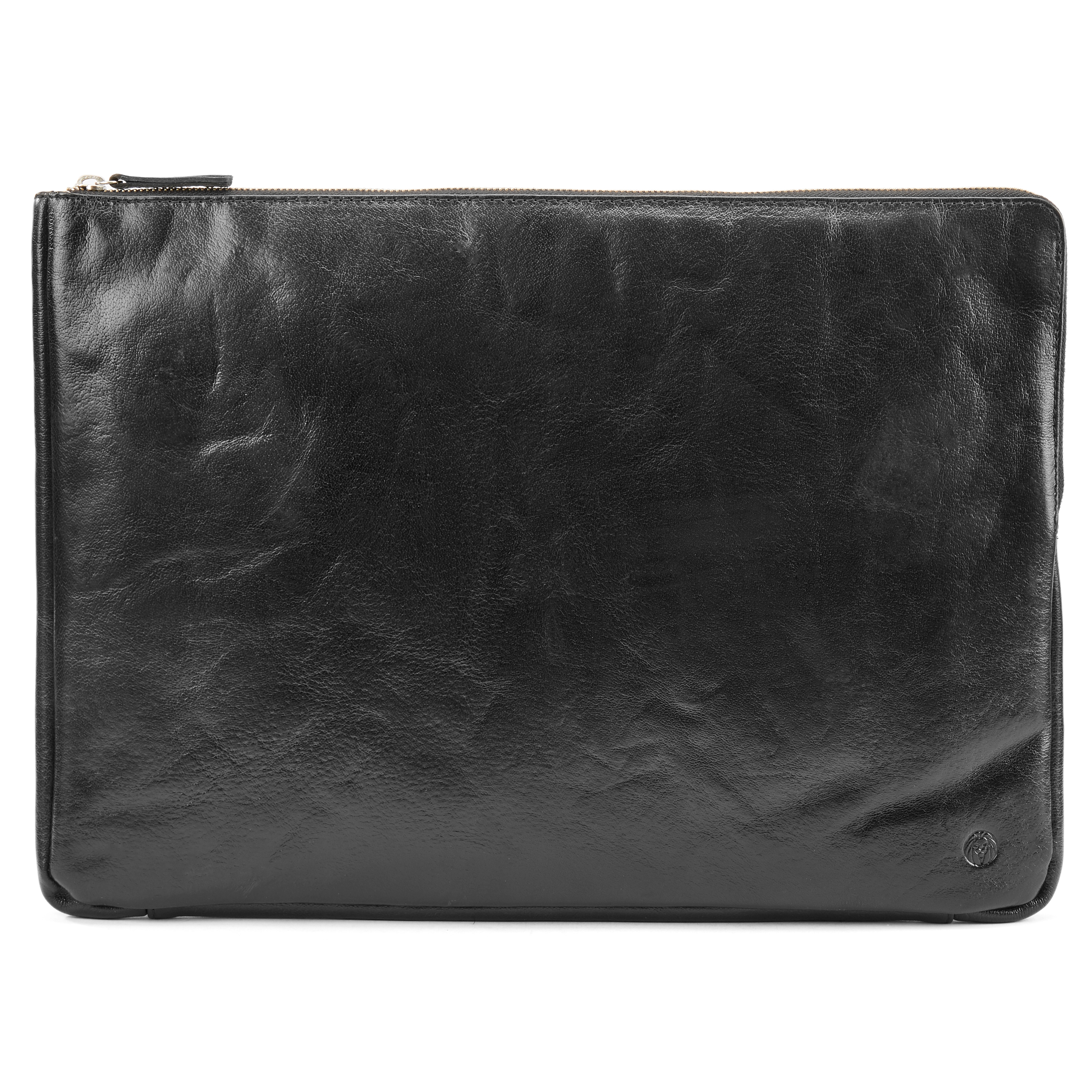 California Laptop Sleeve i Sort Læder - 2