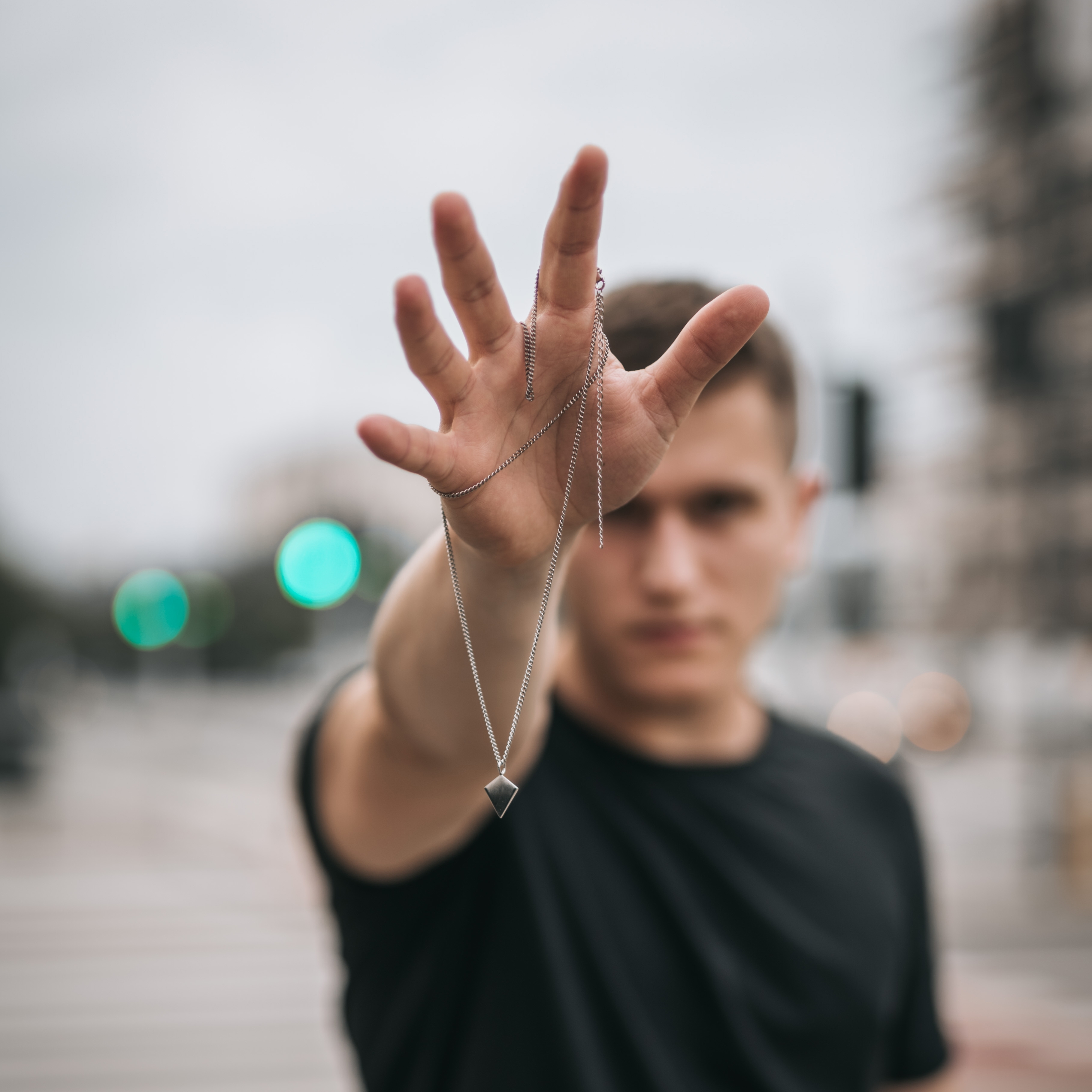 Iconic | Silver-Tone Stainless Steel Arrowhead Necklace - 6