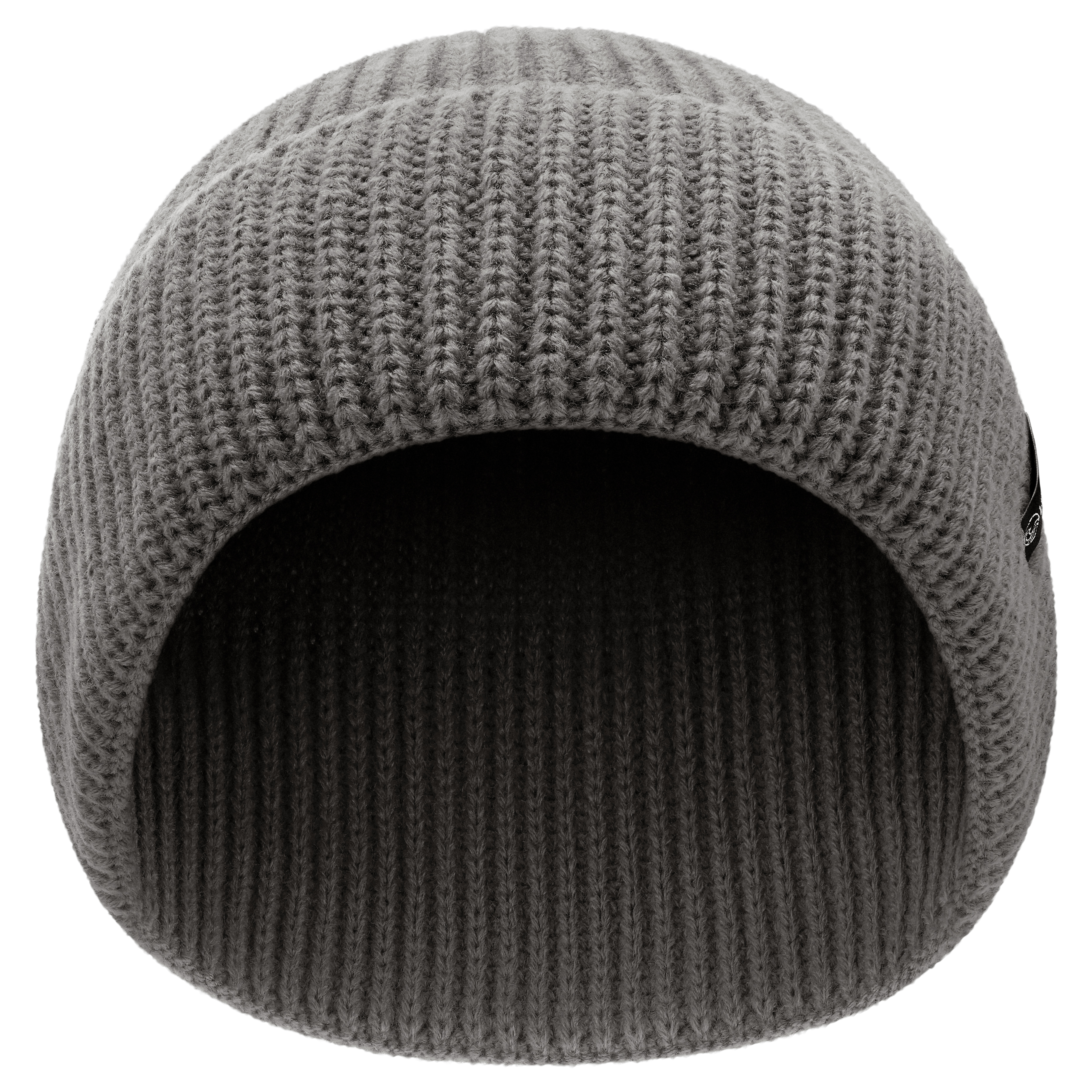 Baltic | Beanie gris en Acrylique à mailles côtelées - 2