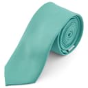 Türkisfarbene Basic Krawatte 6 cm Türkisfarbene Basic Krawatte 6 cm
