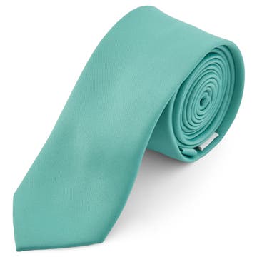 Cravată turcoaz Basic 6 cm 