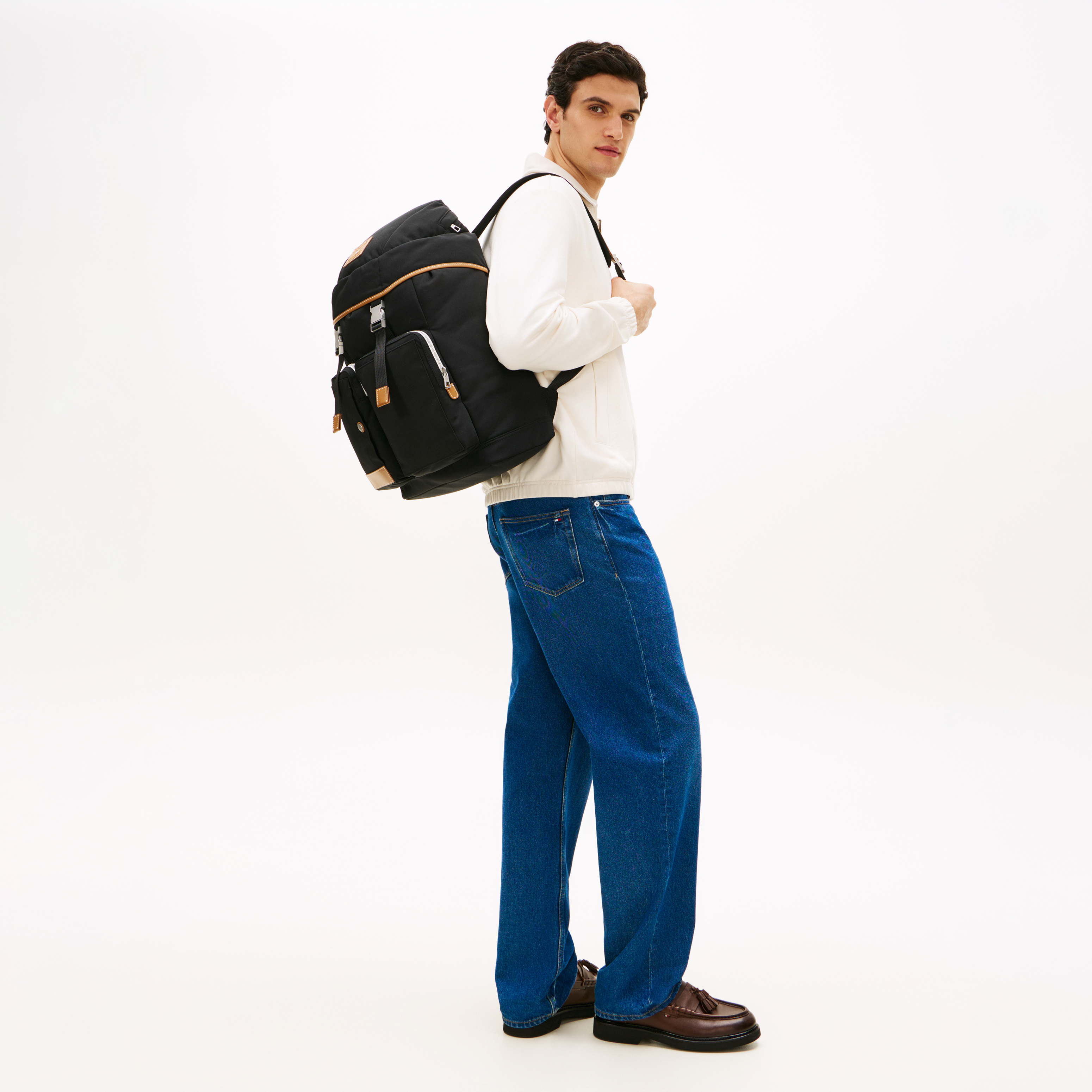 Tommy Hilfiger | Mochila negra y marrón - 2