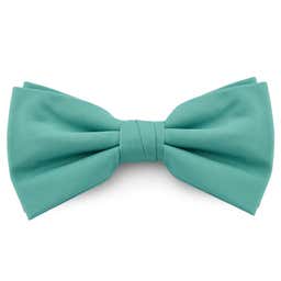 Turquoise Basic Pre-Tied Bow Tie