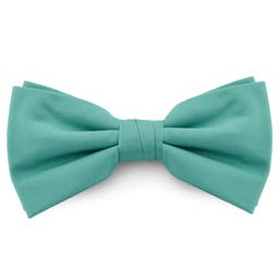 Turquoise Blue Basic Pre-Tied Bow Tie