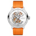 Dante II | Orange Skeleton Watch with Rubber Straps Dante II | Orange Skeleton Watch with Rubber Straps