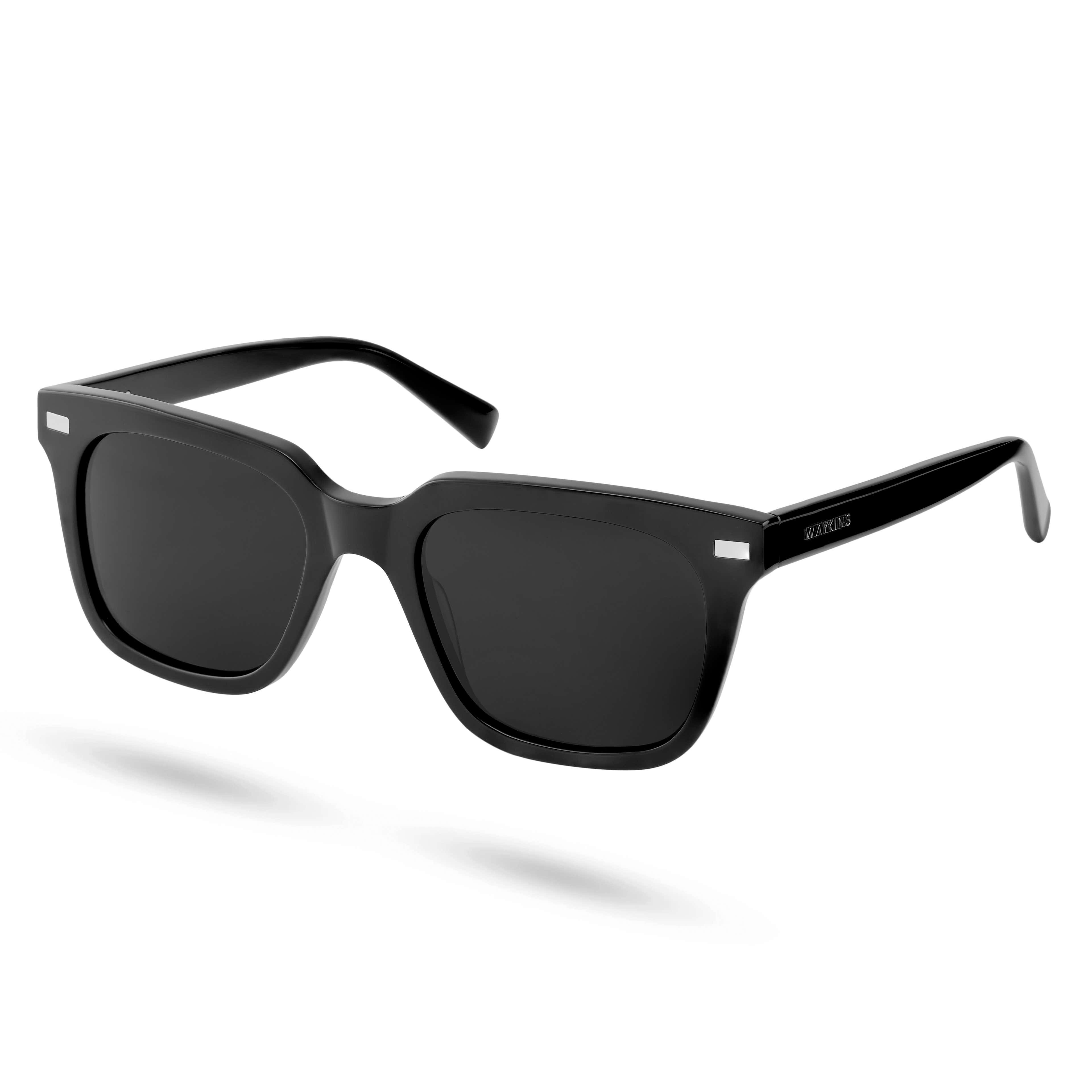 Wolfgang Thea Black & Grey Polarized Sunglasses