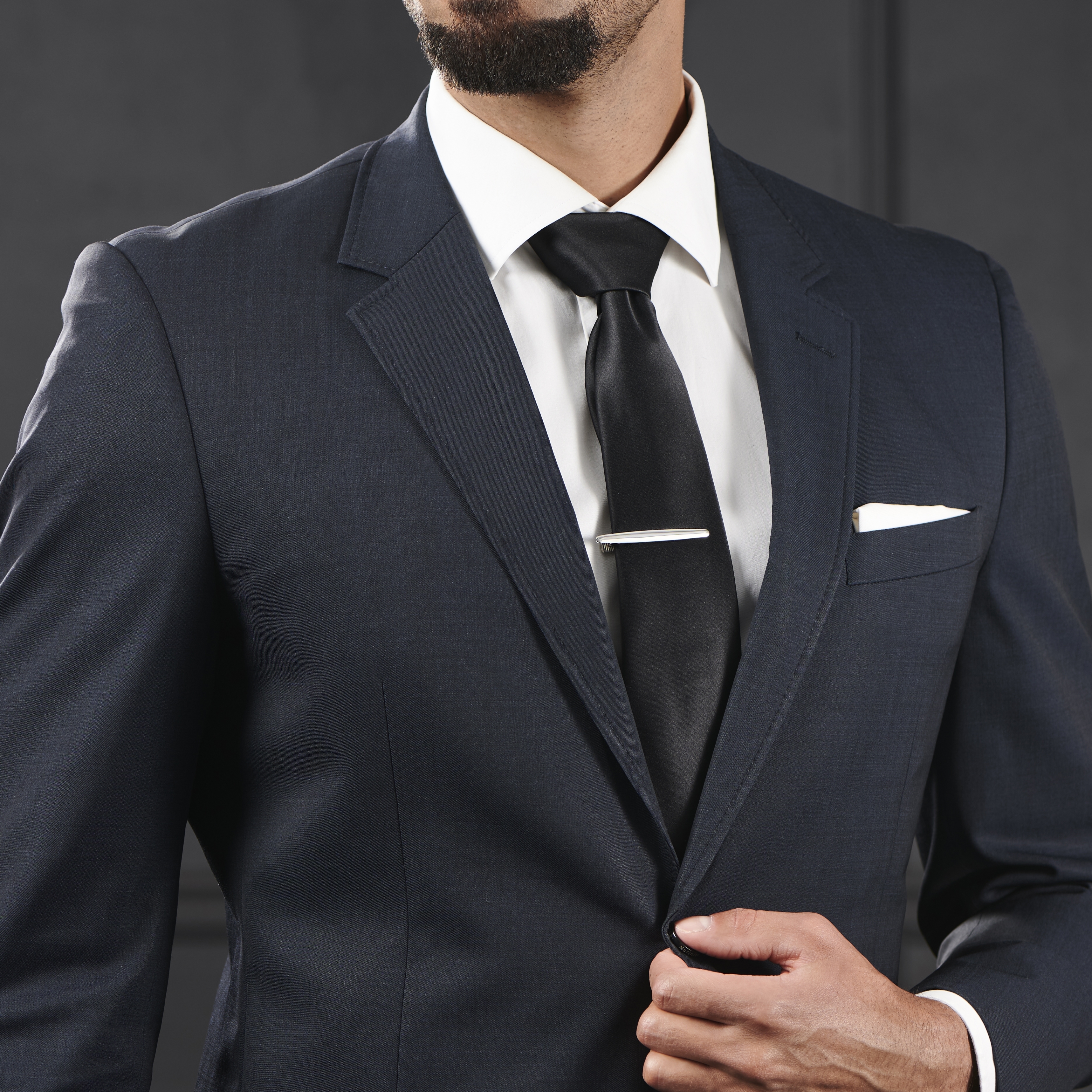 Ovalna kopča za kravatu od srebra od 925 srebra - 5