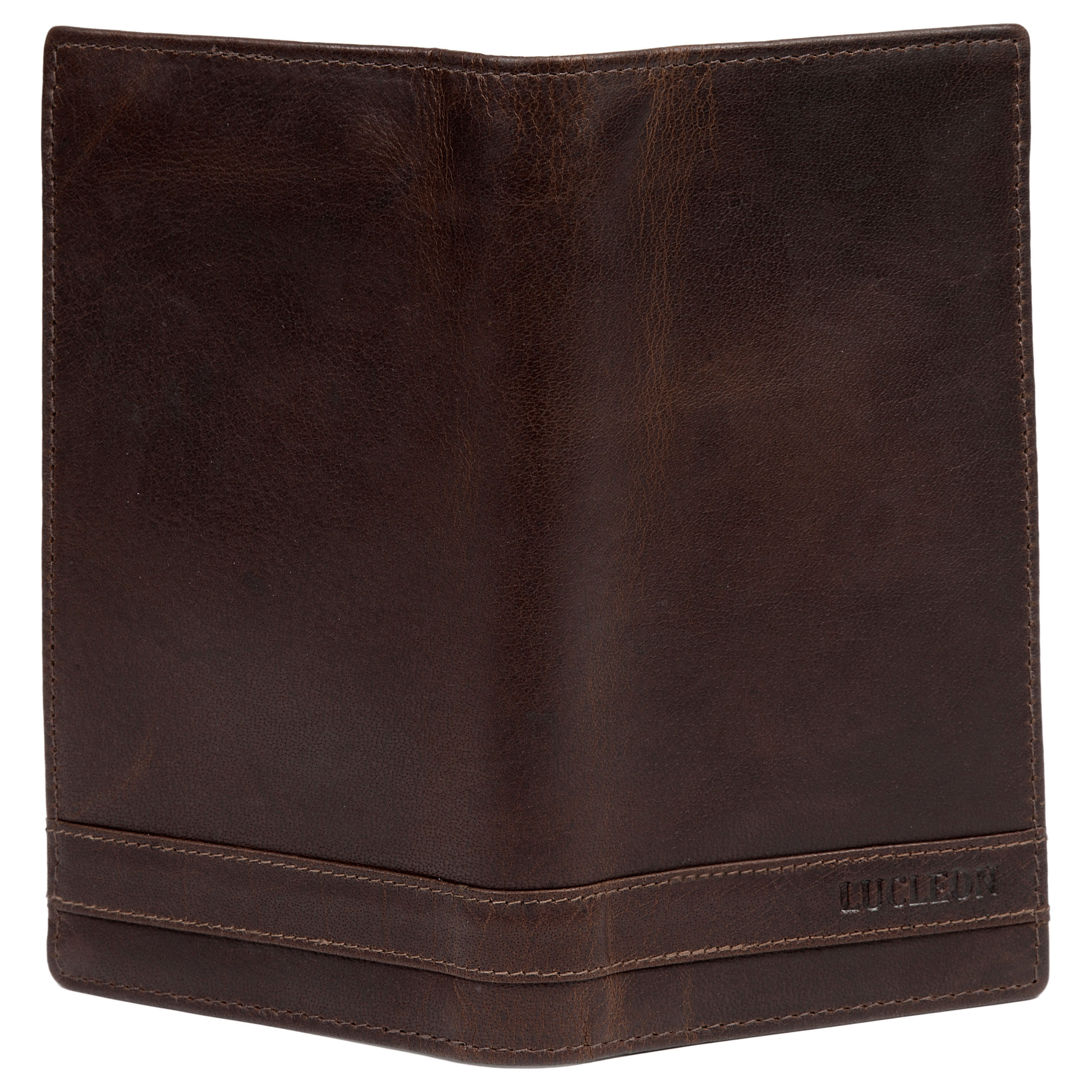 Montreal Langwerpige Bruine RFID Leren Portemonnee - 4