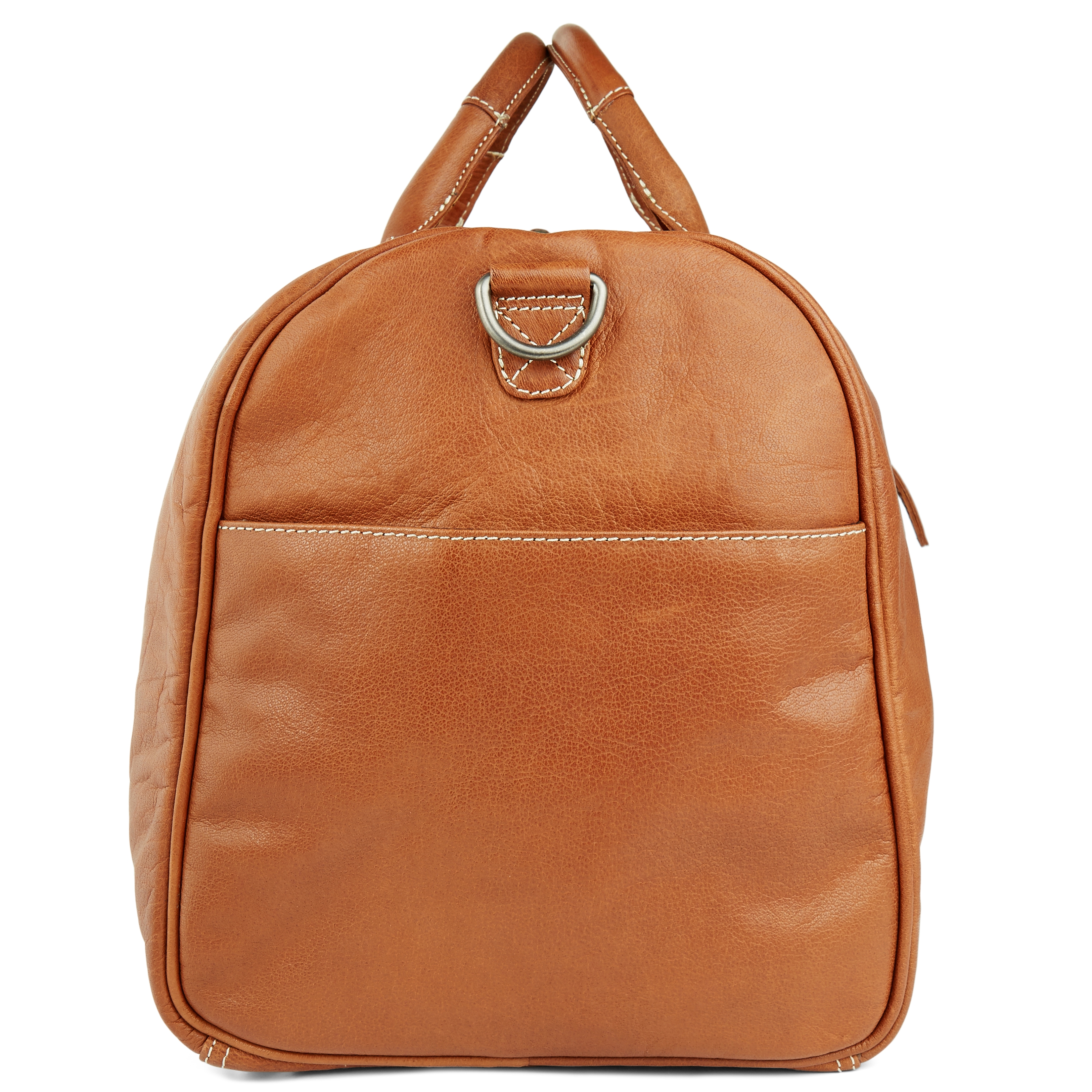 Oxford Classic Tan Weekender Leather Bag - 3