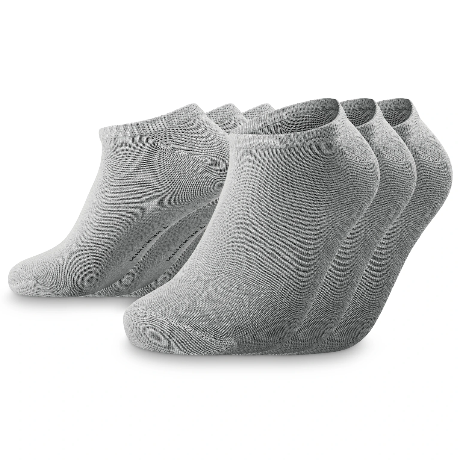 TrueFeel | 3-pack ljusgrå ankelstrumpor i premiumbomull TrueFeel | 3-pack ljusgrå ankelstrumpor i premiumbomull