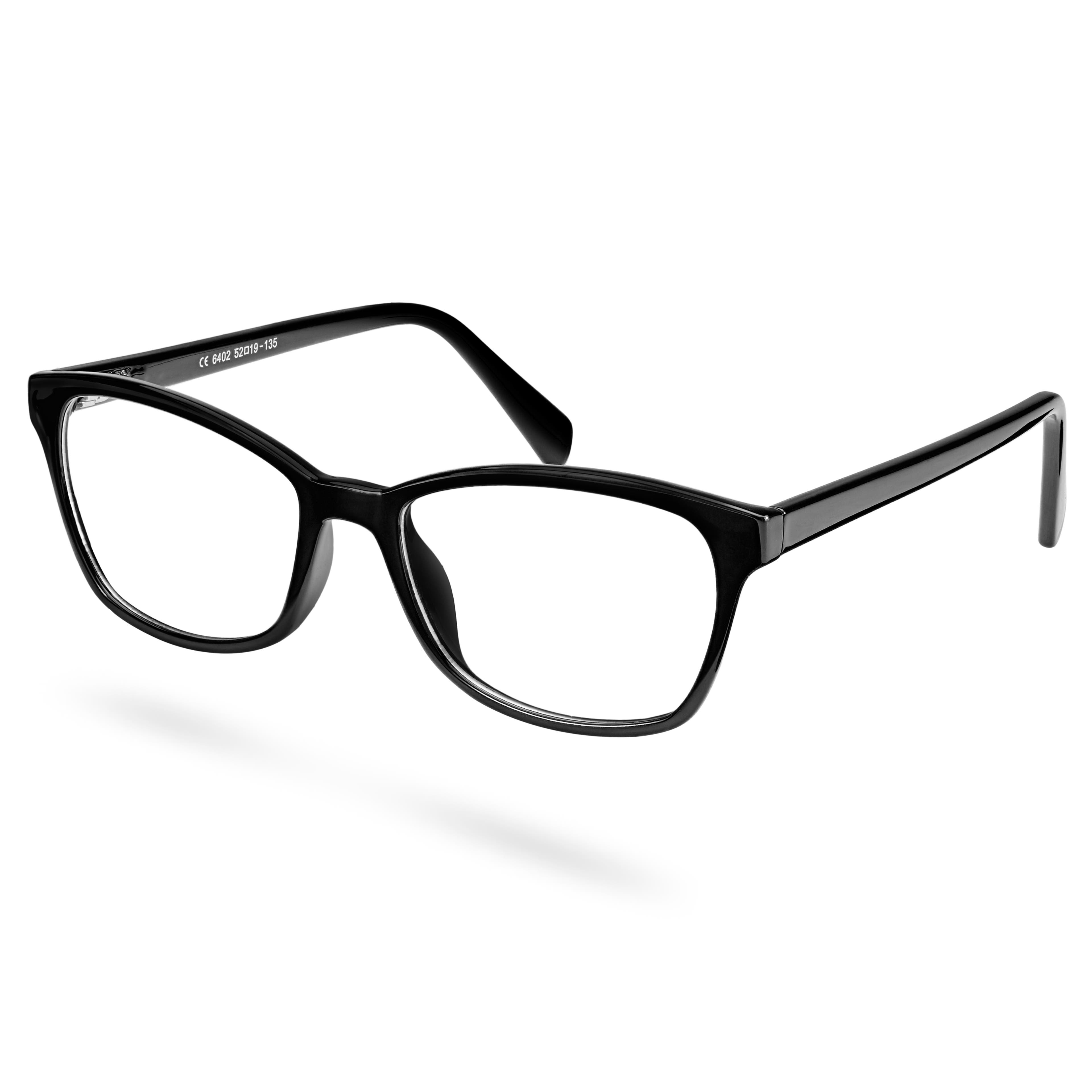 Faculty Black Clear Lens Glasses