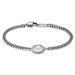 Unity | Silver-tone Stainless Steel Hamsa Hand Bracelet