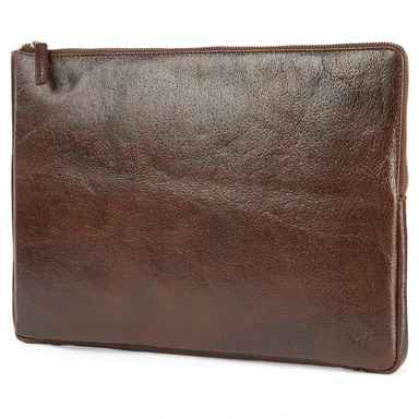 Funda para el portátil pequeña de cuero marrón California Funda para el portátil pequeña de cuero marrón California