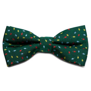 Green Christmas Lights Pre-Tied Bow Tie Green Christmas Lights Pre-Tied Bow Tie