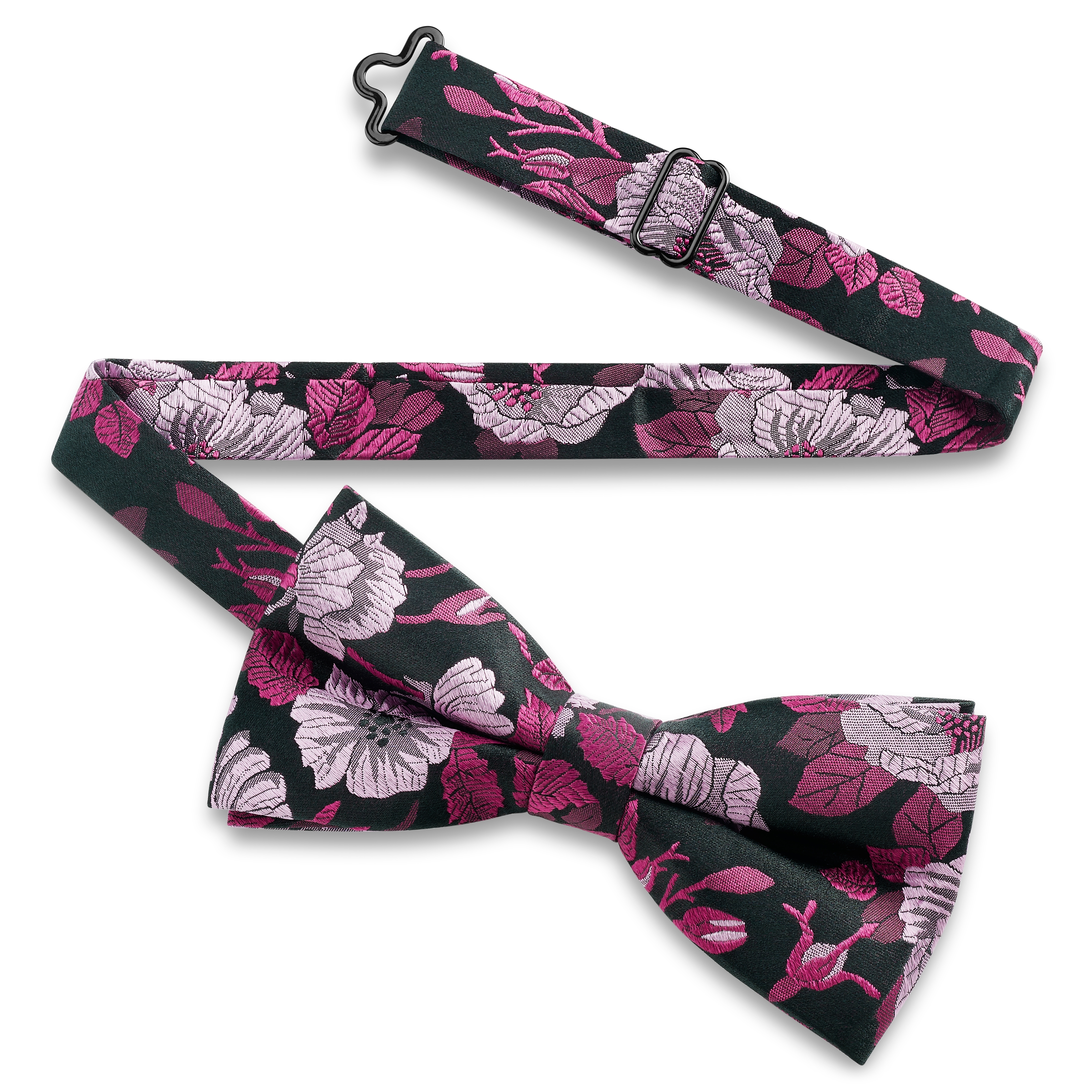 Dianthus | Pink Silk Flower Pre-Tied Bow Tie - 2
