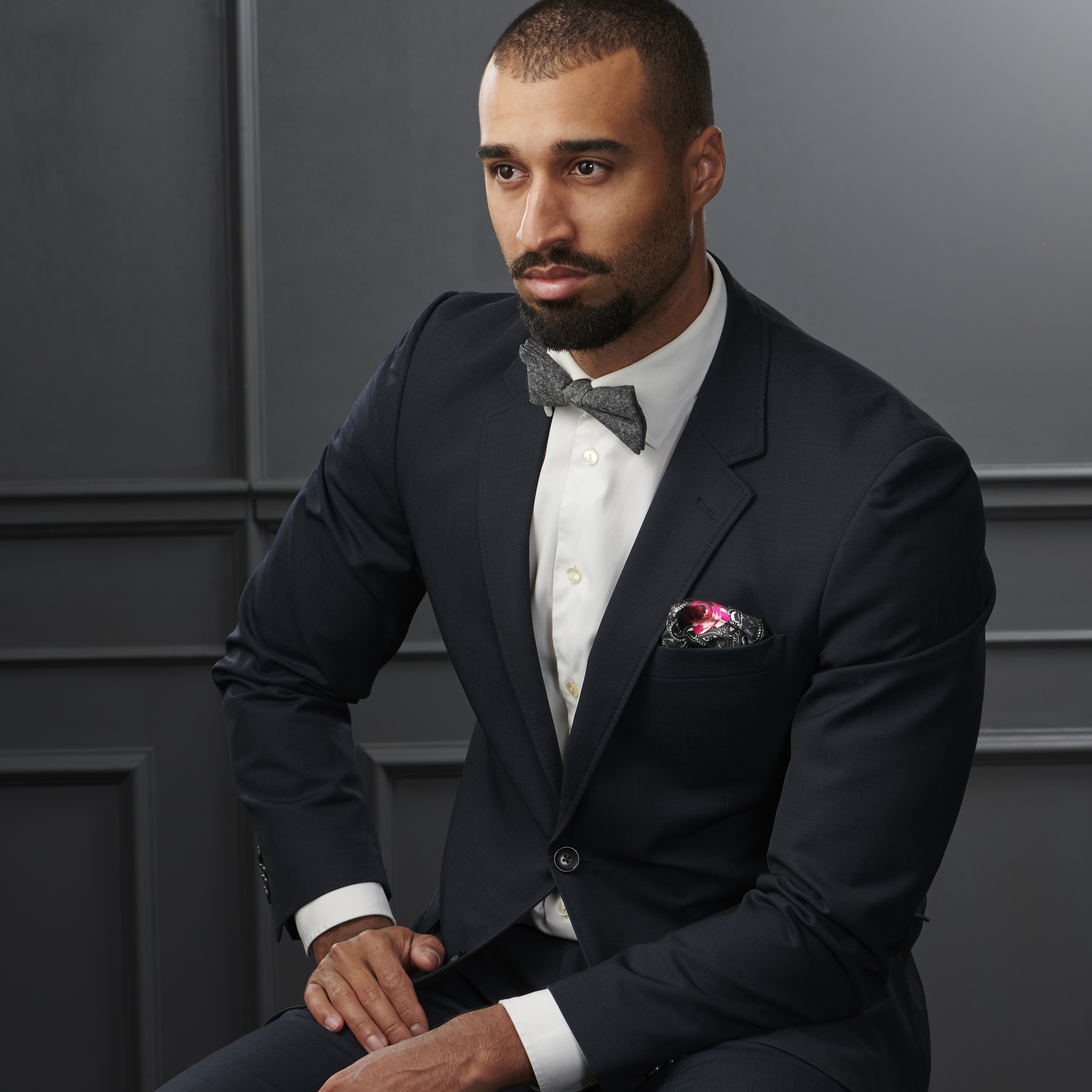 Brook Boho Seiden Einstecktuch - 6