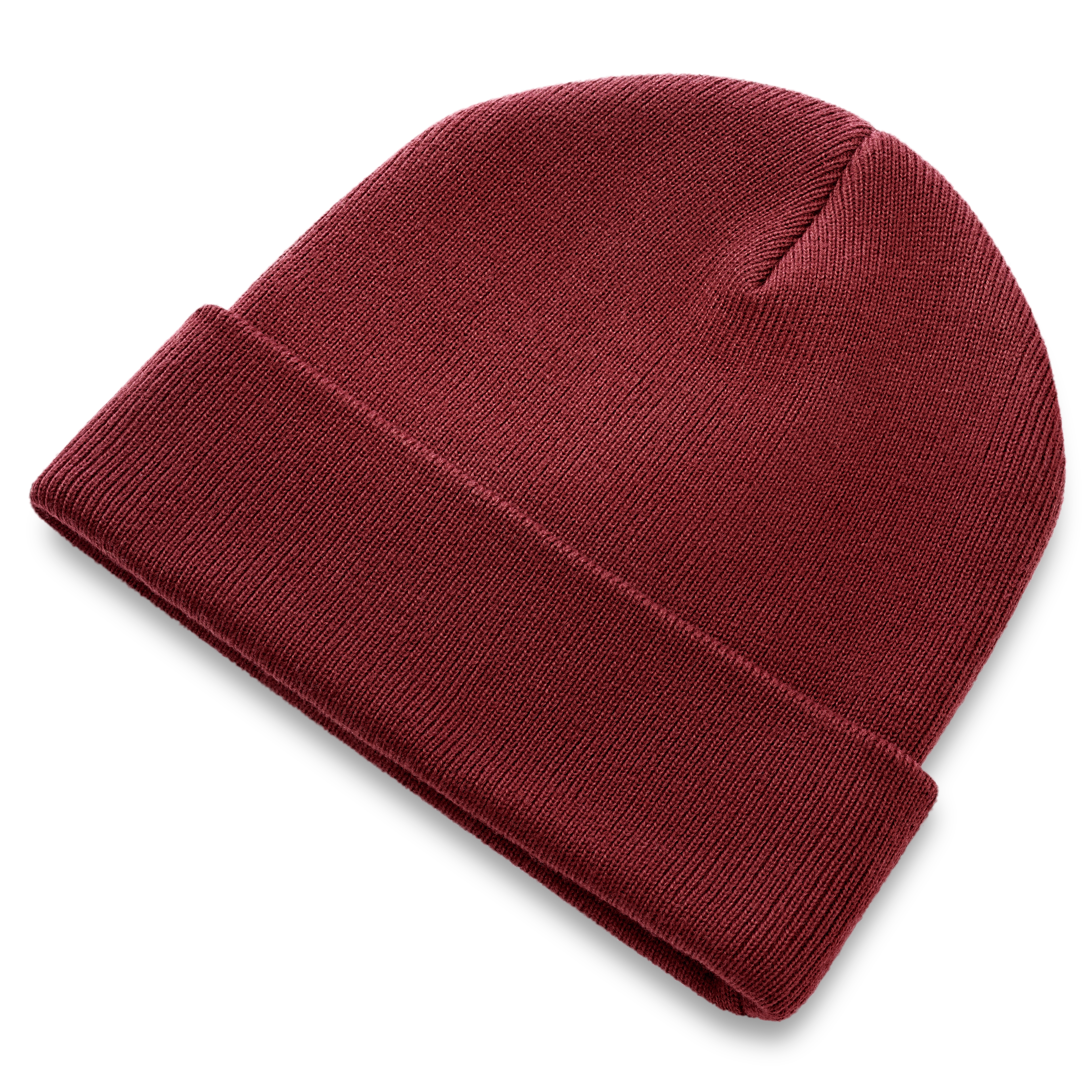 Hiems | Burgunderrote Recyclingbaumwoll-Mütze - 4