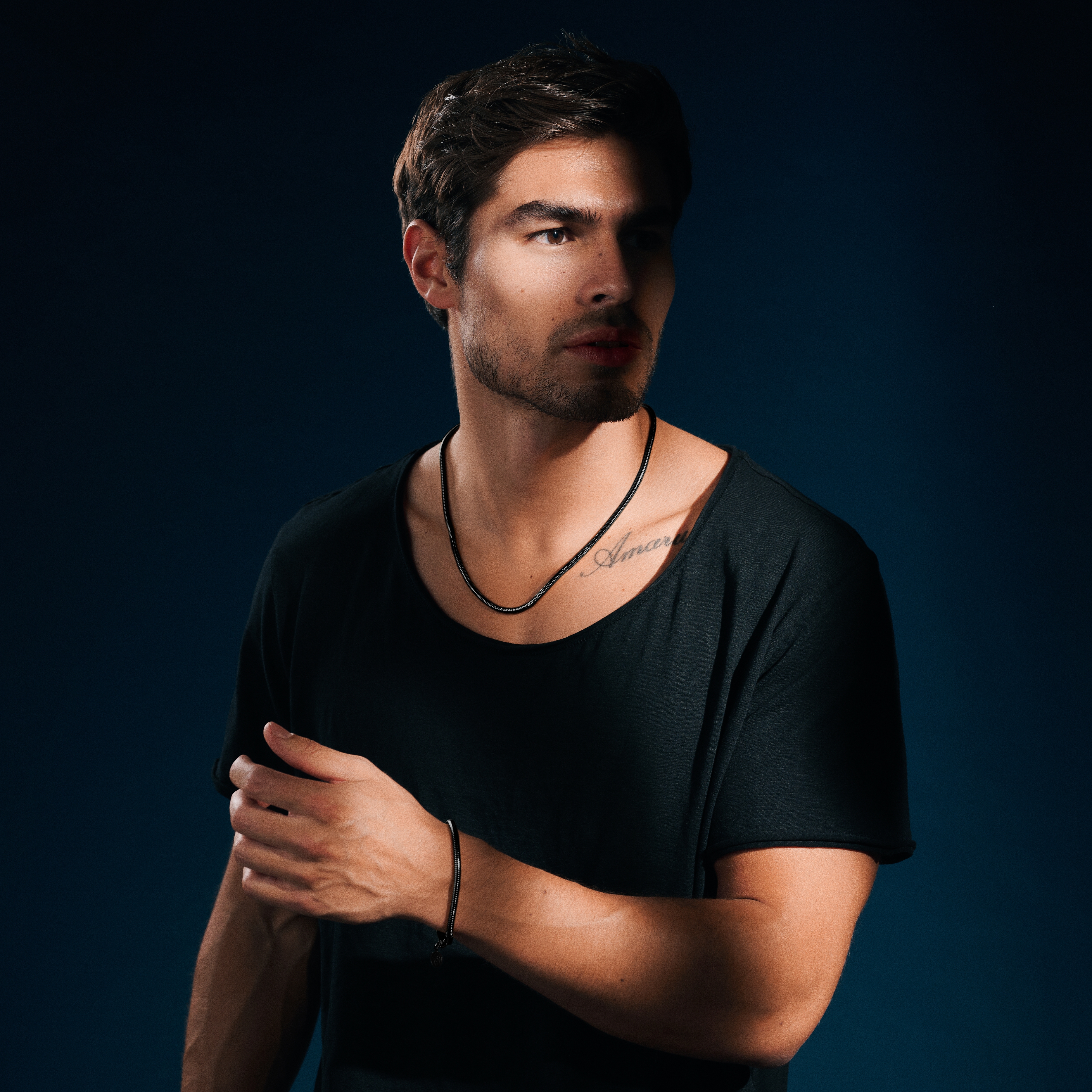 Essentials | 4 mm Gunmetal Black Snake Chain Necklace - 2