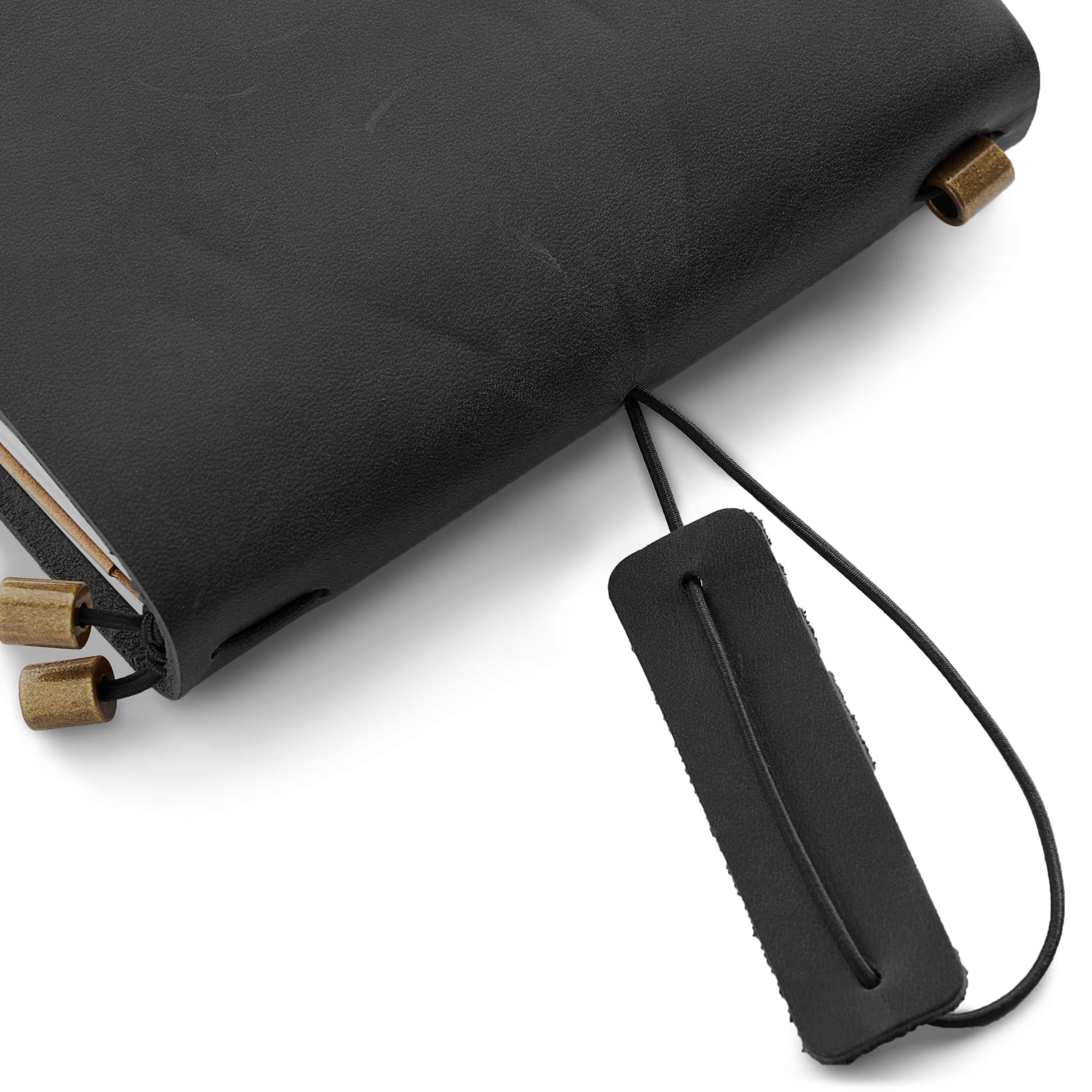 Notitieboek | Zwart Leer | Vliegtuigsluiting - 3